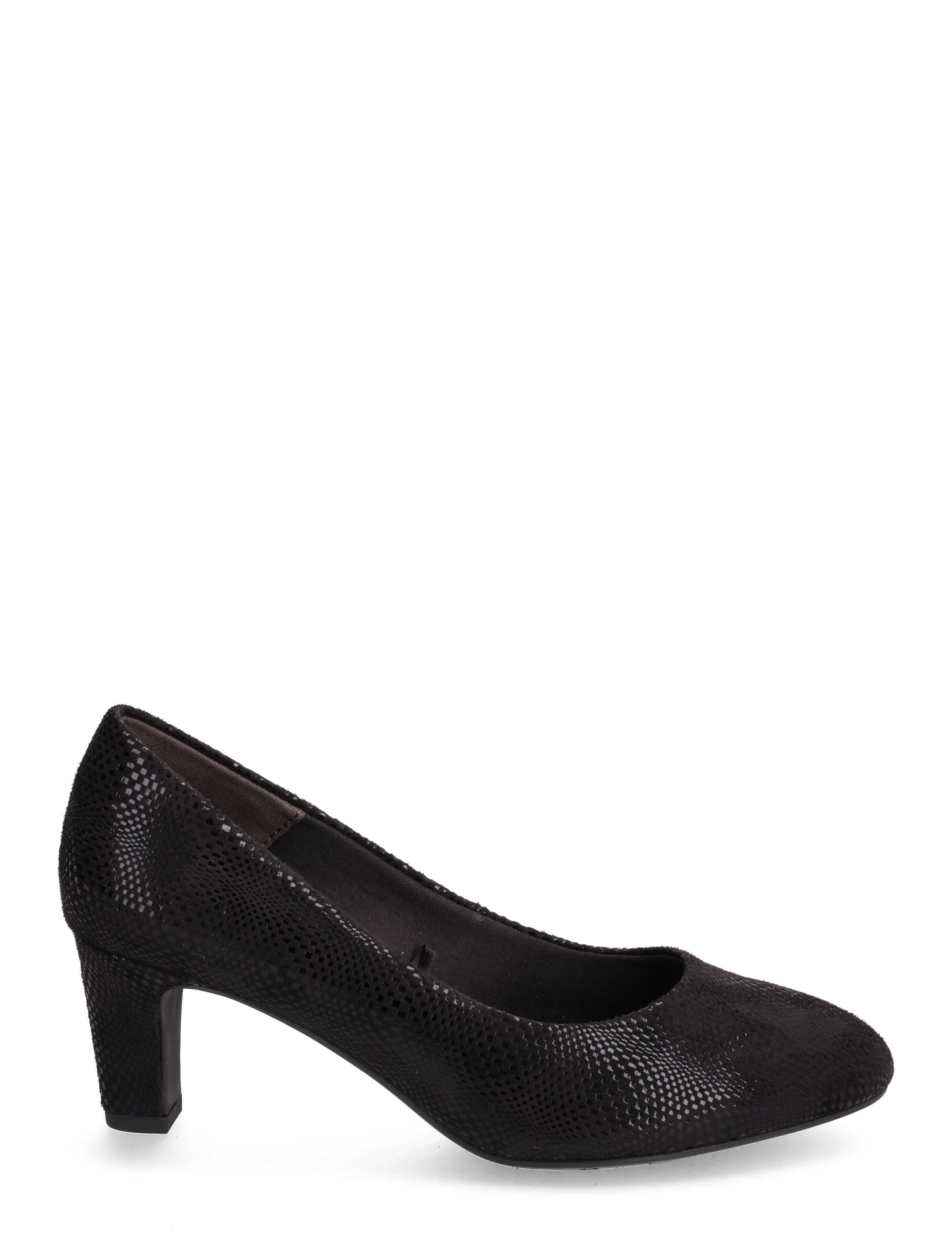 Tamaris - Women Court Sho - festtøj til outletpriser - black struct. - 1