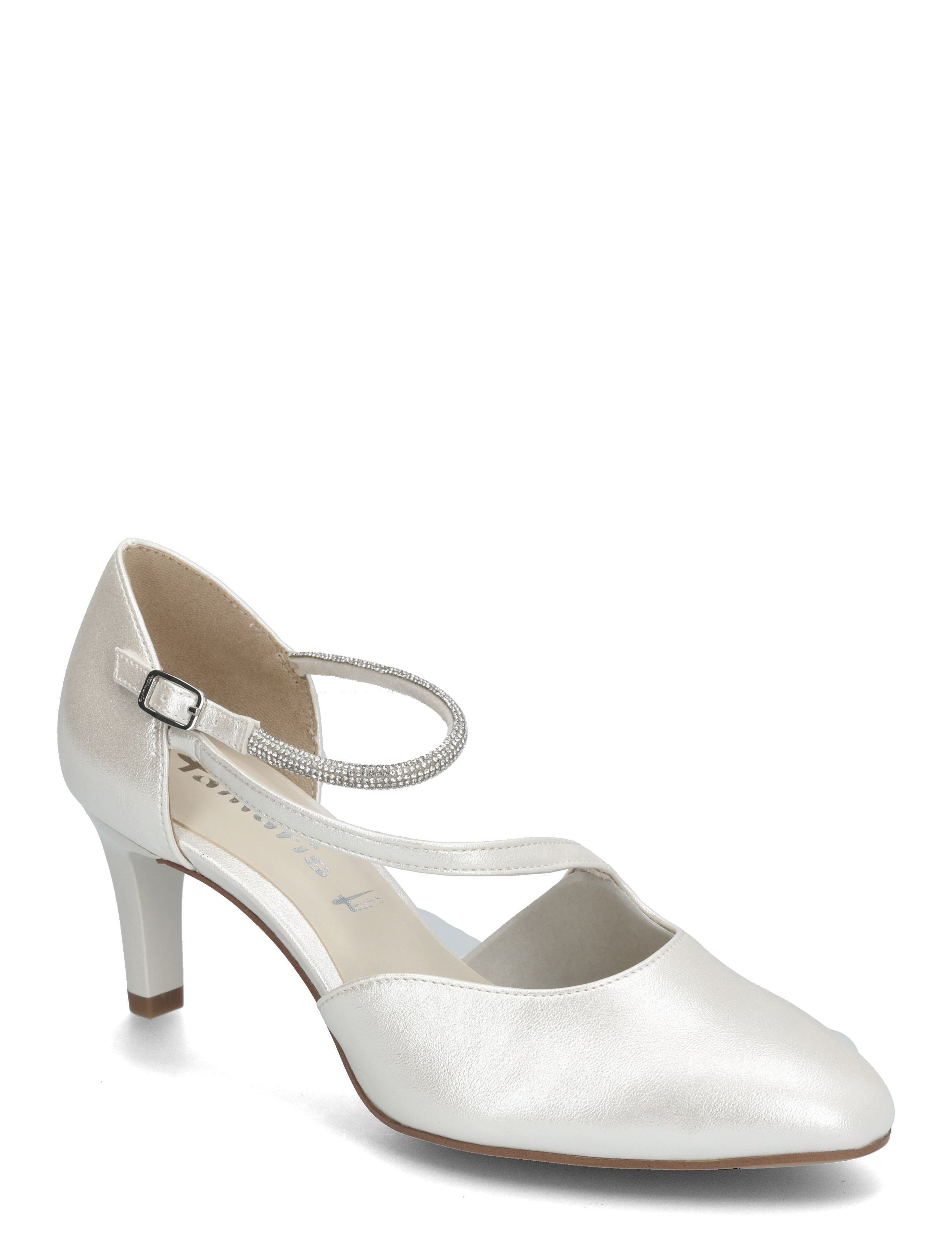 Tamaris Women Court Sho, Kvinder, Mary Jane Pumps, Sølv, Str: 40