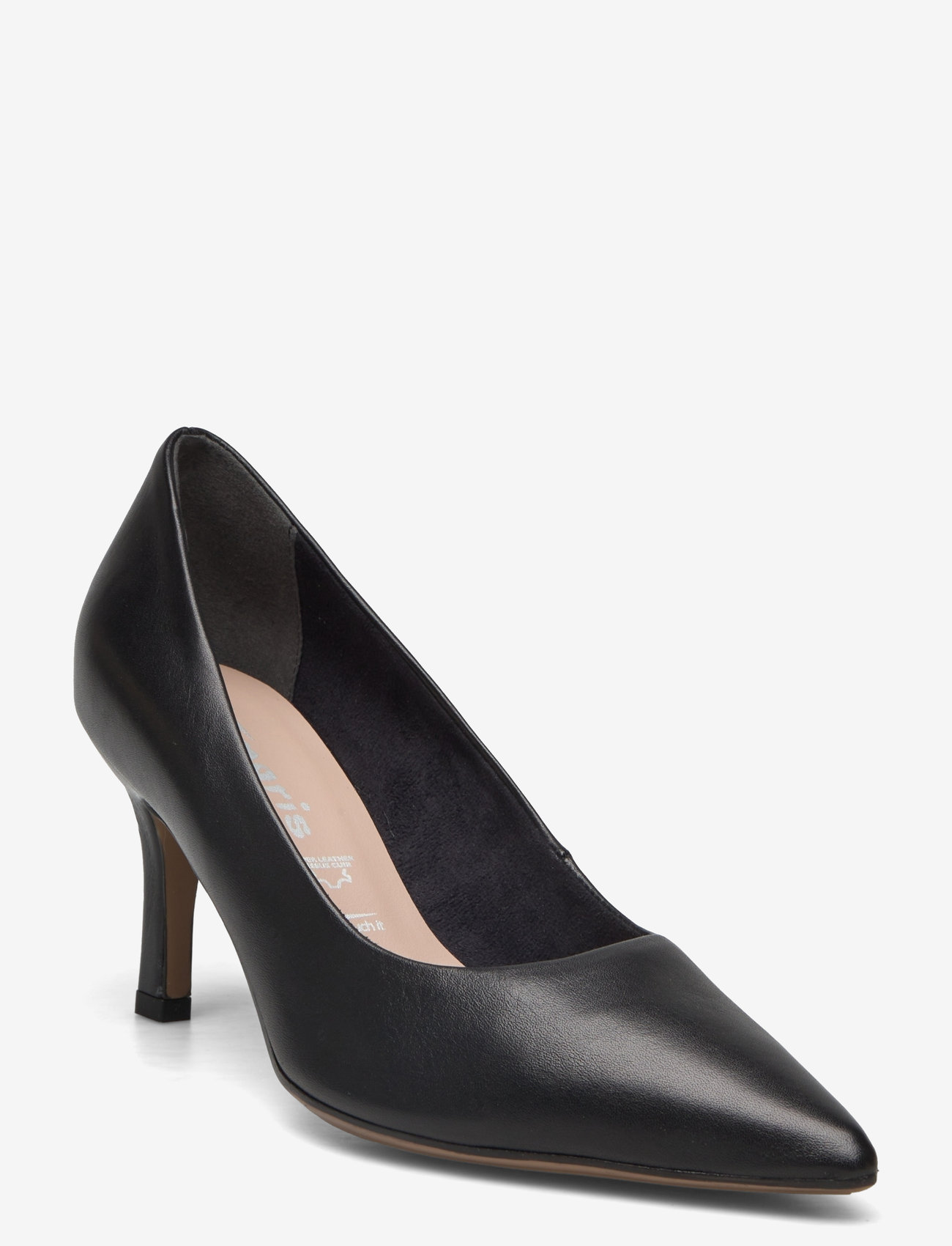 Tamaris - Women Court Sho - pumps - black leather - 0