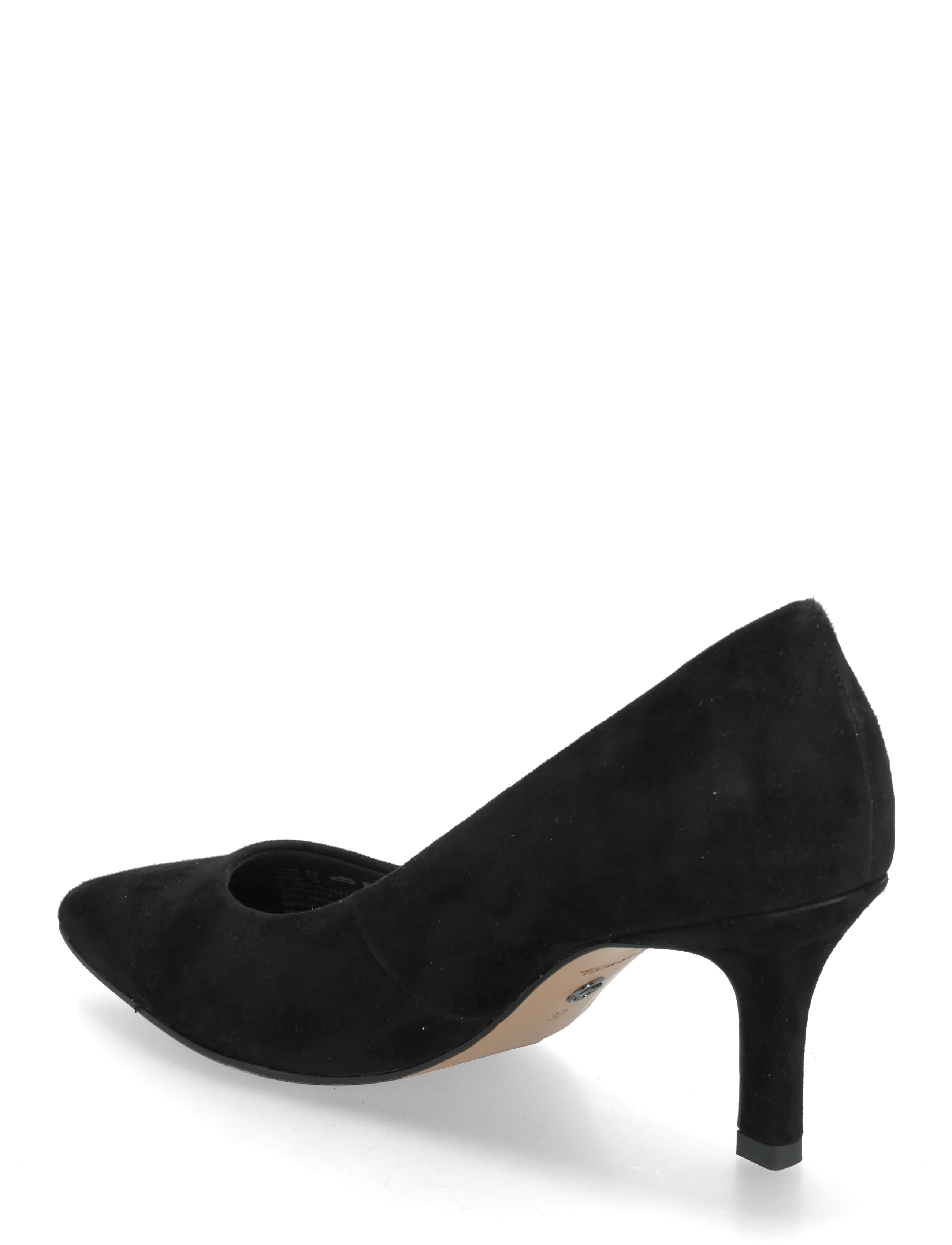 Tamaris - Women Court Sho - kontsaga kingad - black suede - 2