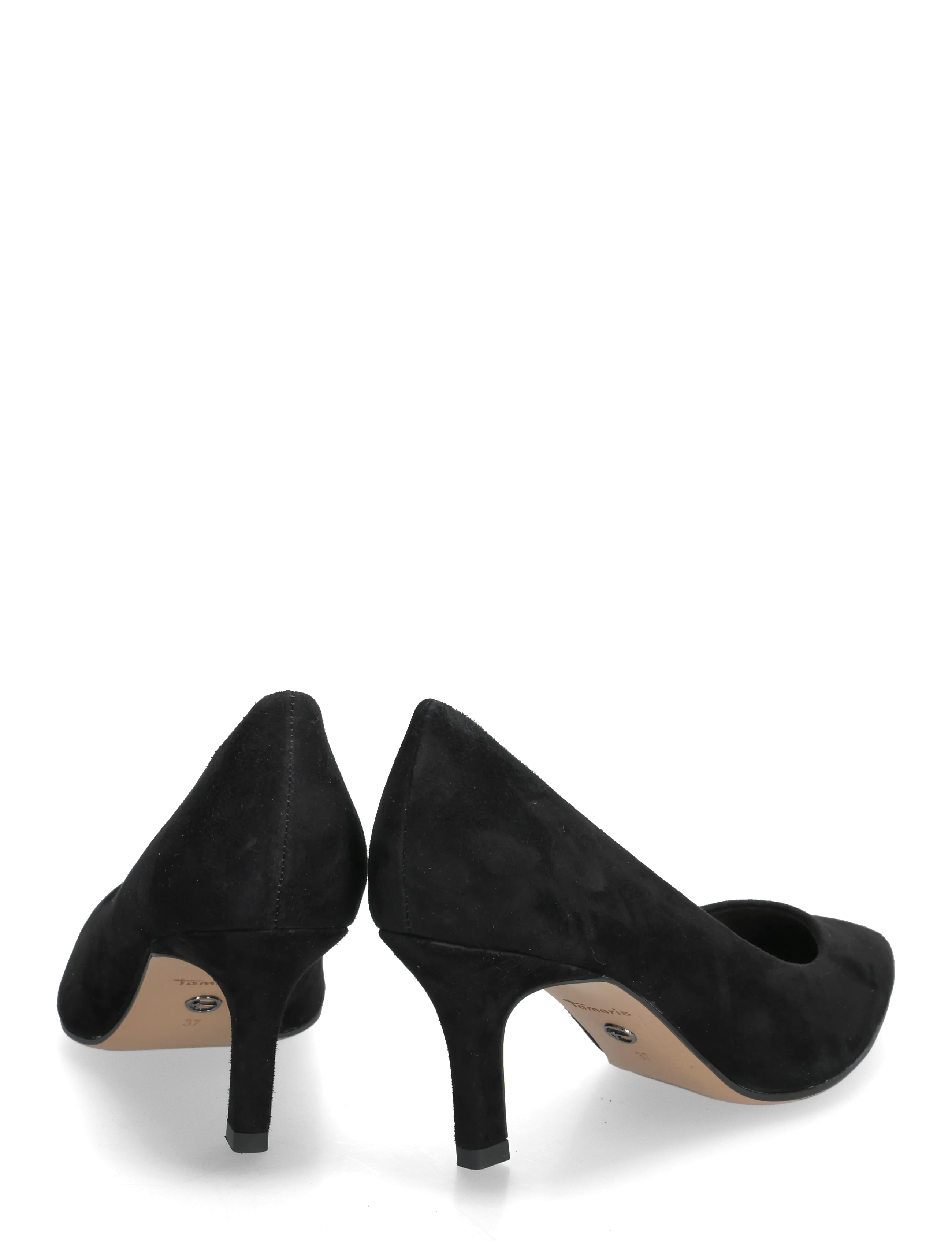 Tamaris - Women Court Sho - kontsaga kingad - black suede - 4