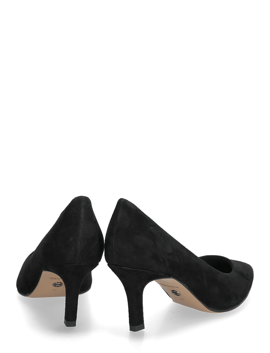 Tamaris - Women Court Sho - kontsaga kingad - black suede - 4