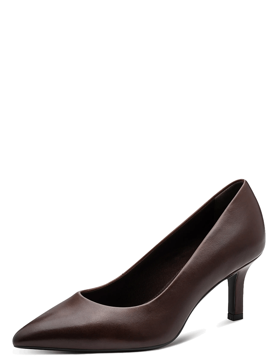 Tamaris - Women Court Sho - pumps - mahogany leather - 0
