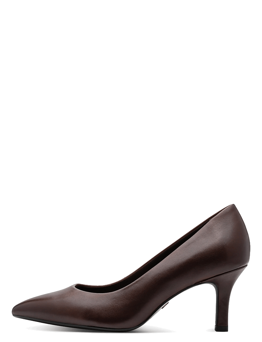 Tamaris - Women Court Sho - pumps - mahogany leather - 1