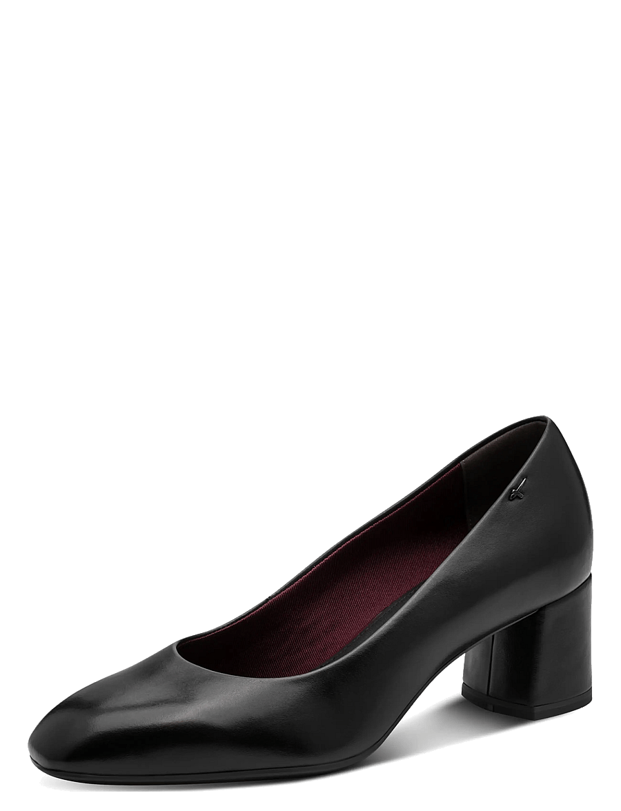 Tamaris - Women Court Sho - pumps - black leather - 0