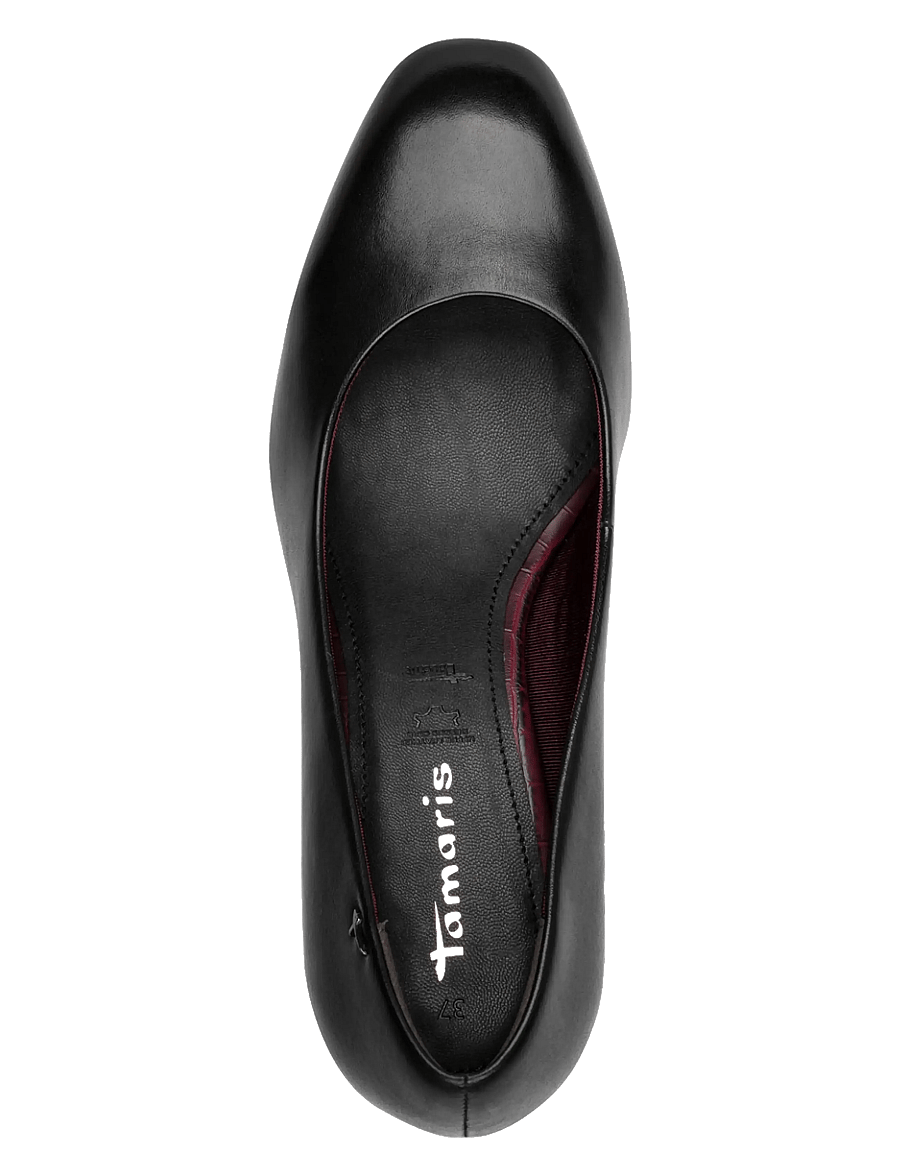 Tamaris - Women Court Sho - pumps - black leather - 4
