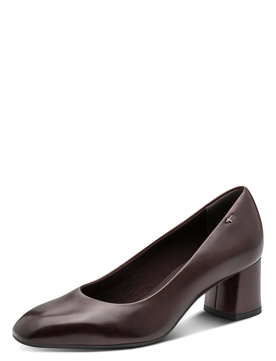 Tamaris - Women Court Sho - pumps - mahogany leather - 0