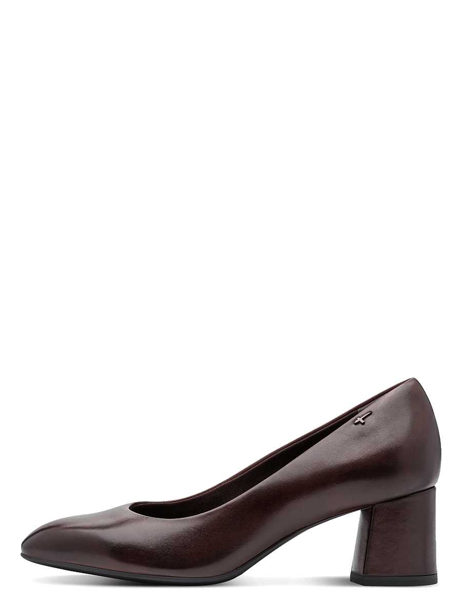 Tamaris - Women Court Sho - pumps - mahogany leather - 1