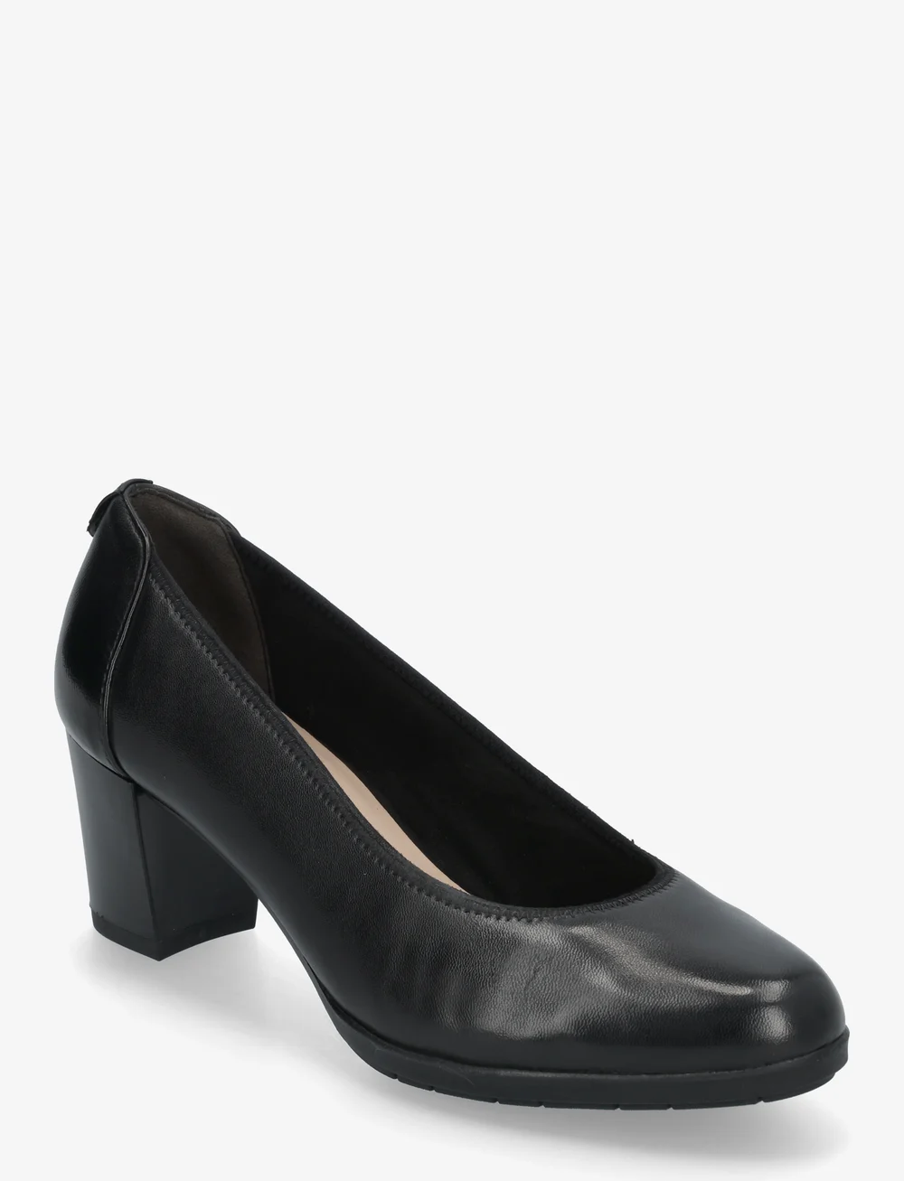 Tamaris - Women Court Sho - pumps - black leather - 0