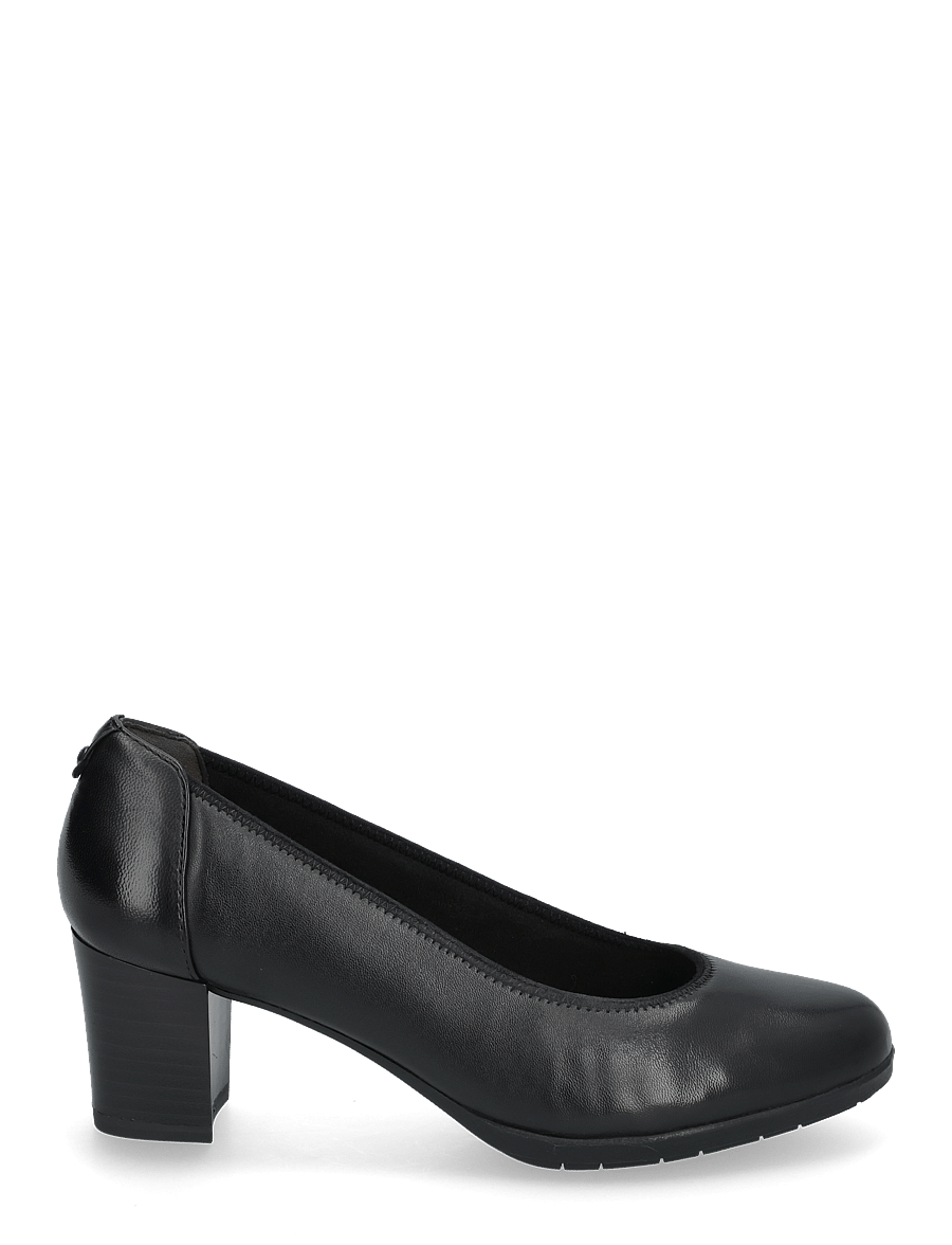 Tamaris - Women Court Sho - pumps - black leather - 1