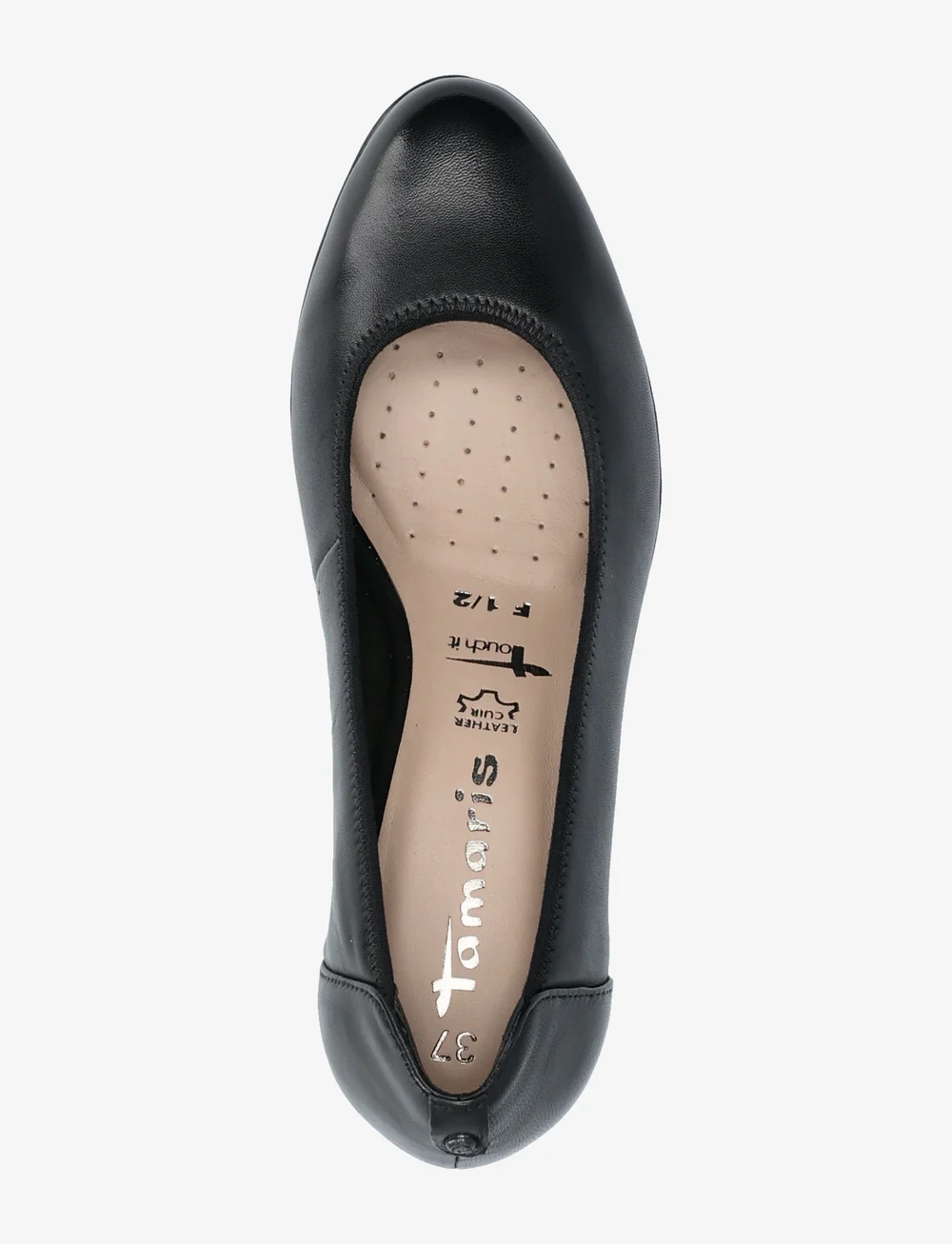 Tamaris - Women Court Sho - pumps - black leather - 3