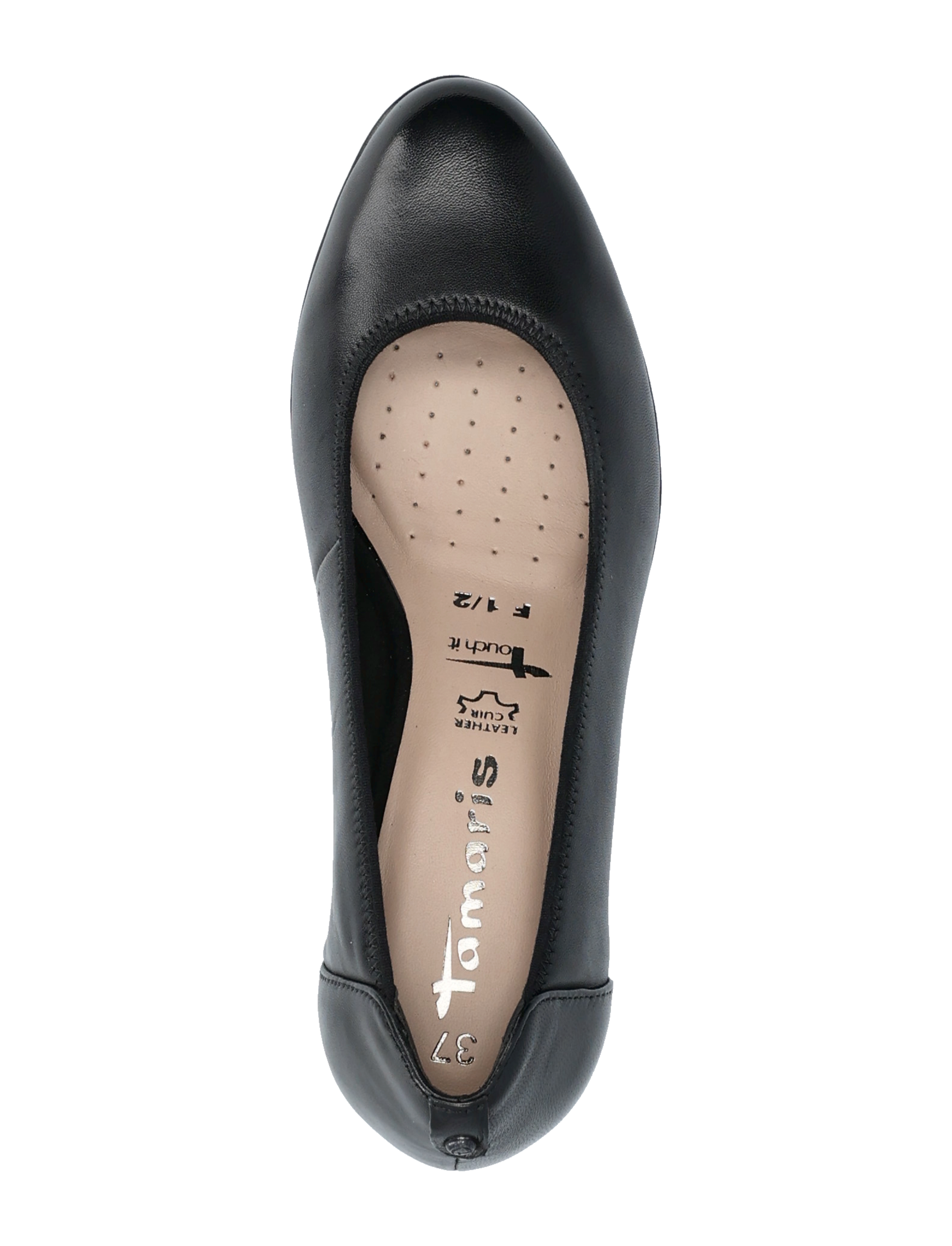 Tamaris - Women Court Sho - black leather - 3