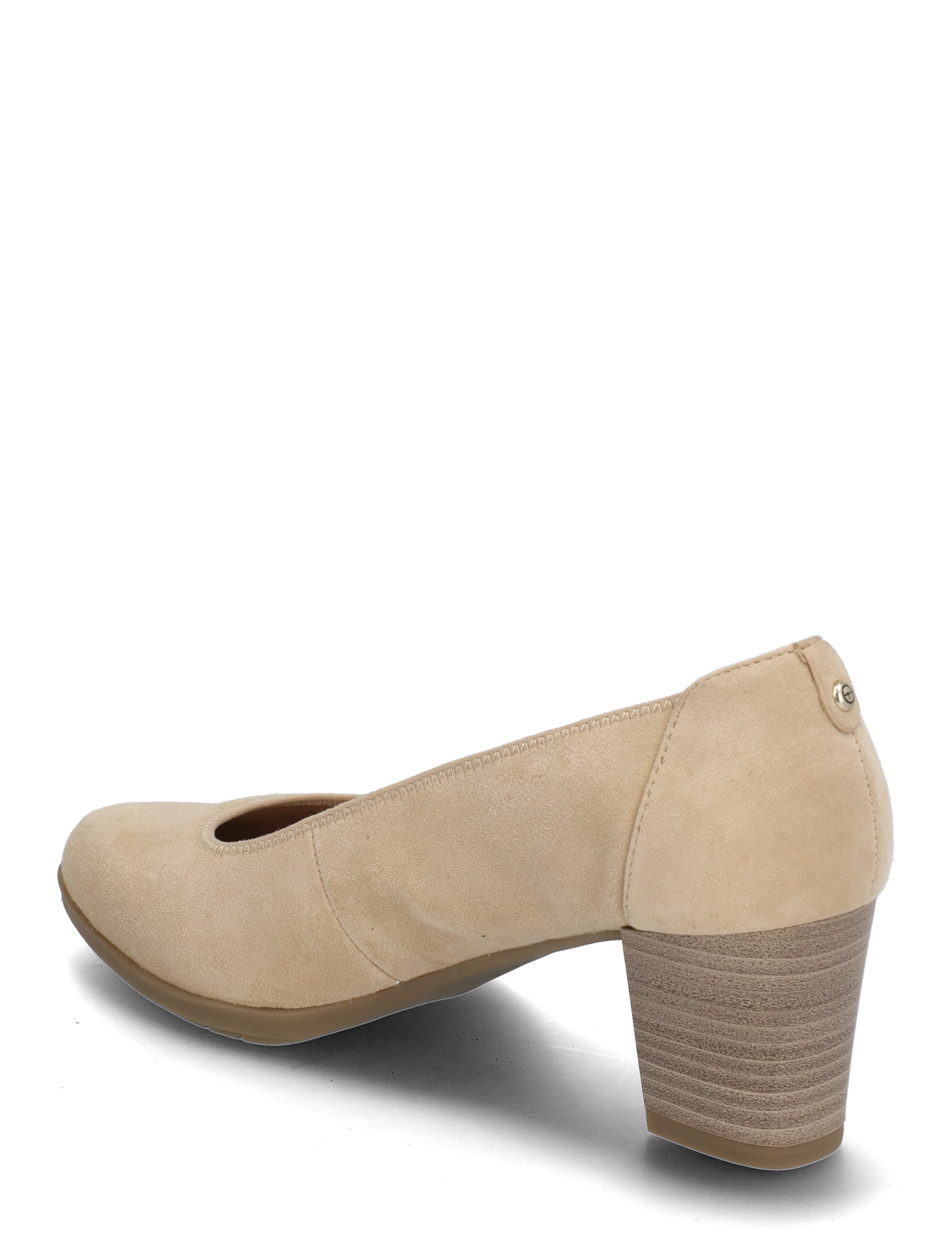 Tamaris - Women Court Sho - tan suede - 2
