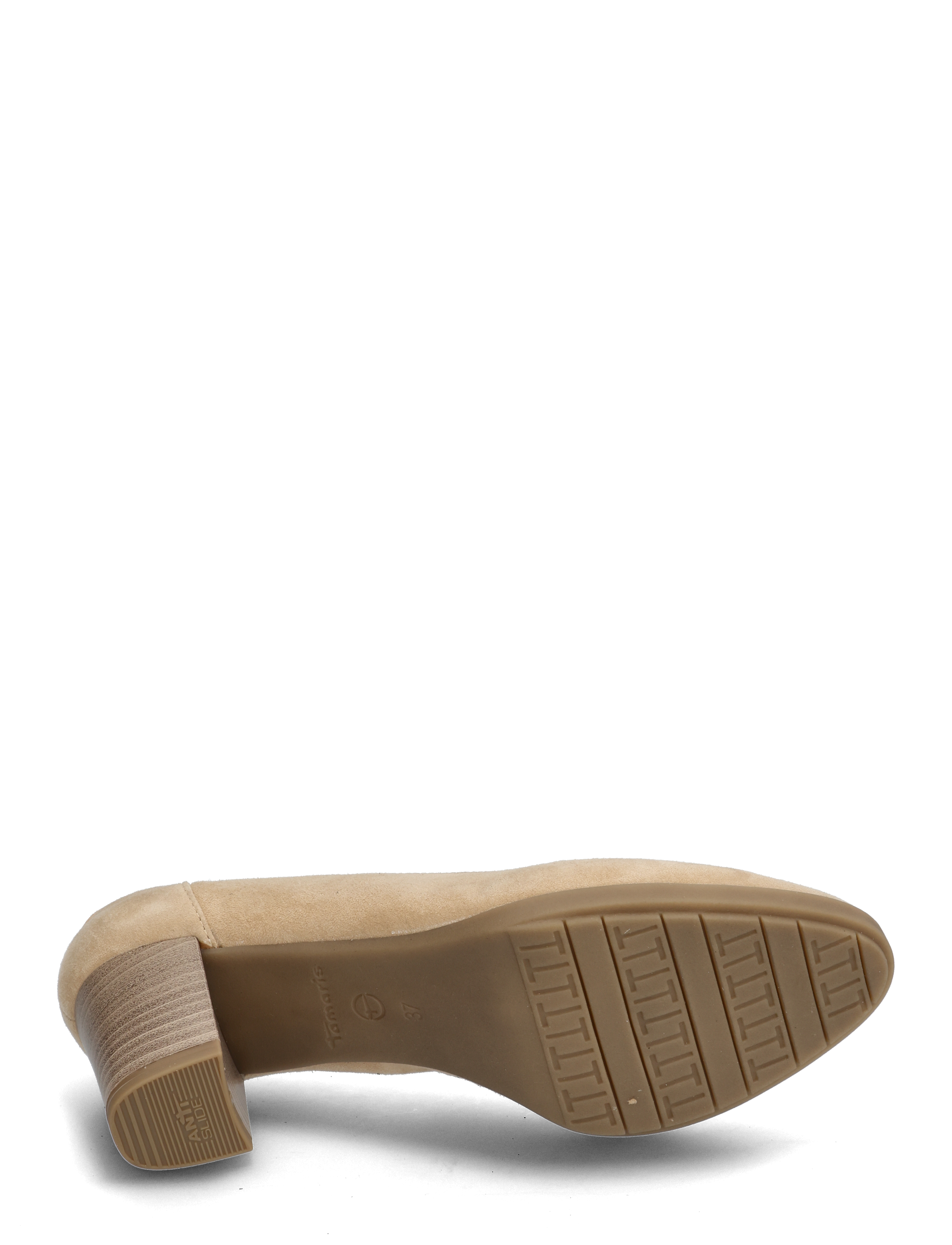Tamaris - Women Court Sho - tan suede - 4