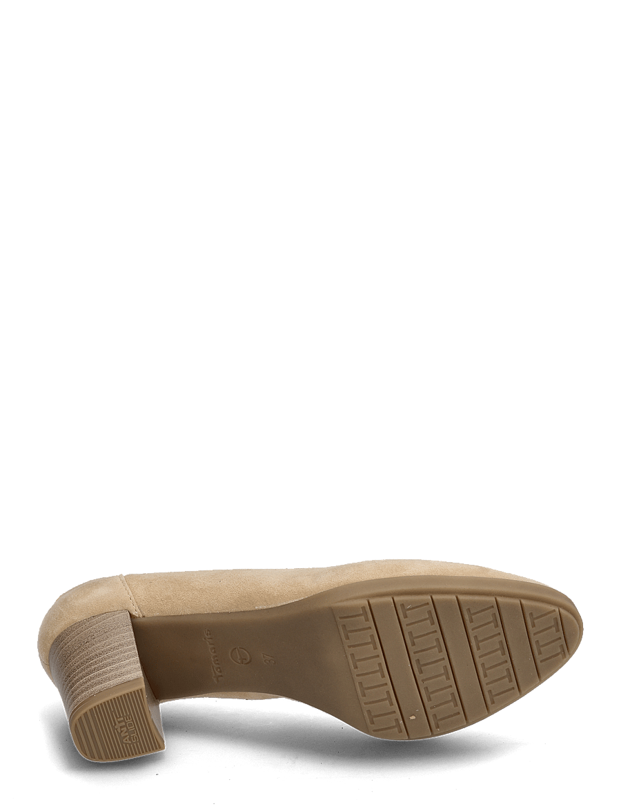 Tamaris - Women Court Sho - pumps - tan suede - 4