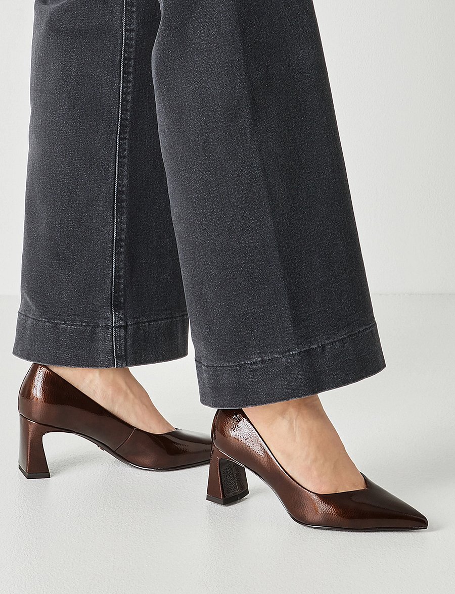 Tamaris - Women Court Sho - pumps - brown patent - 5