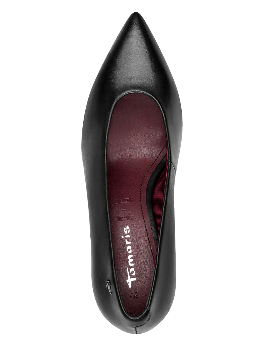 Tamaris - Women Court Sho - pumps - black leather - 4