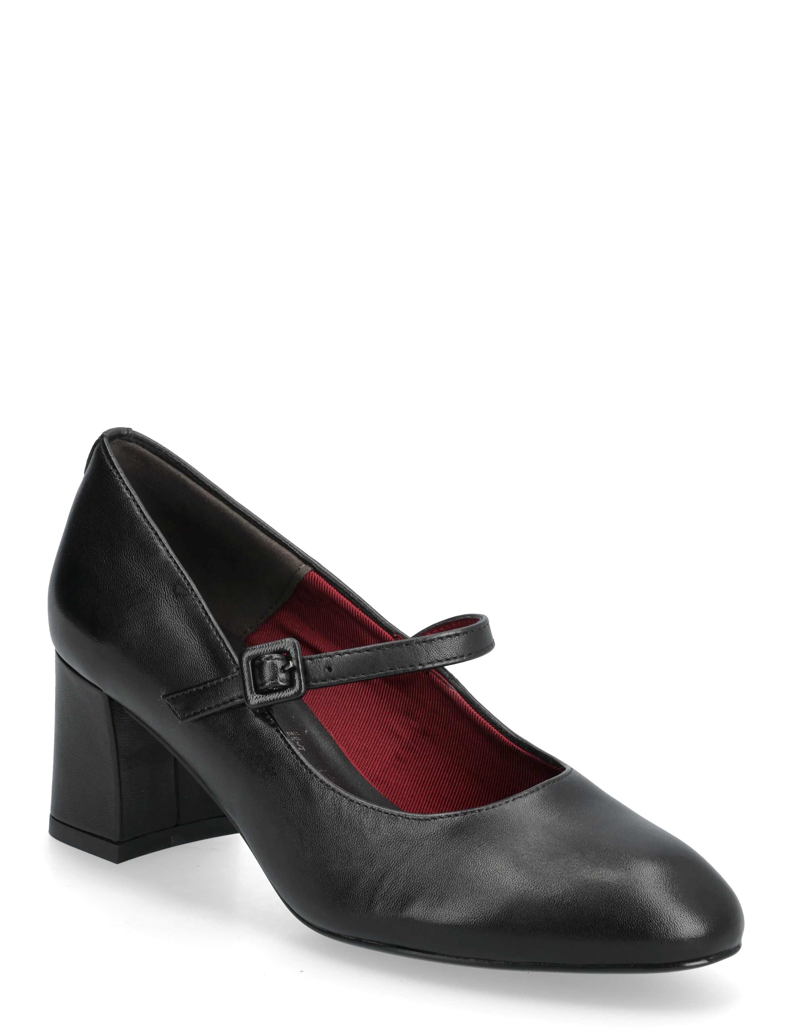 Tamaris Women Court Sho - Mary Jane-sko - BLACK LEATHER / black
