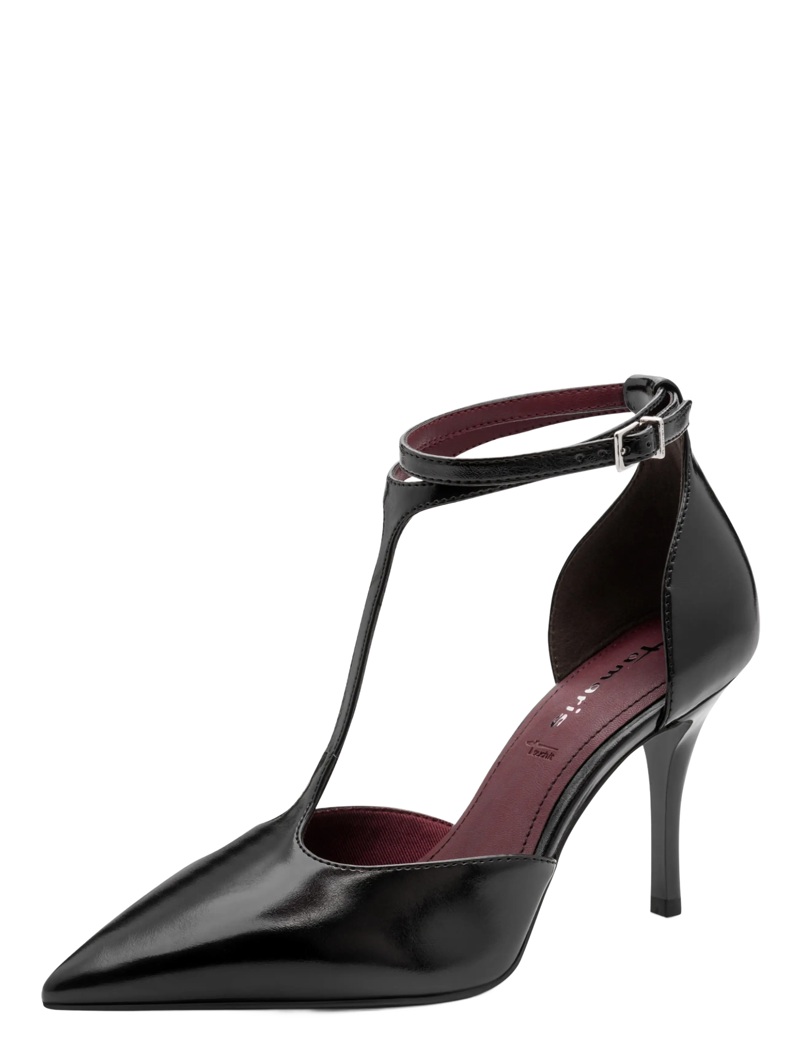 Tamaris Women Court Sho, 36, Heels, Schwarz - Pumps, Frauen