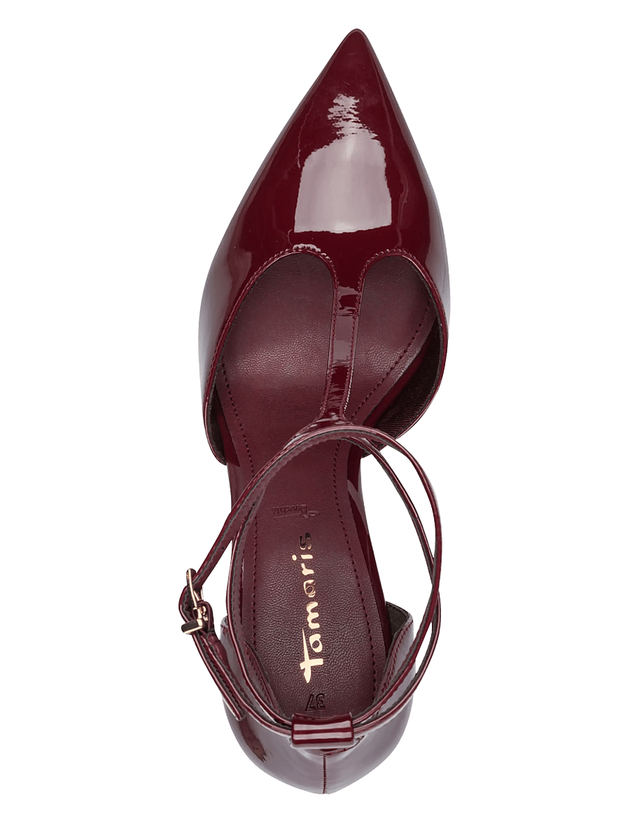 Tamaris - Women Court Sho - pumps - merlot patent - 4