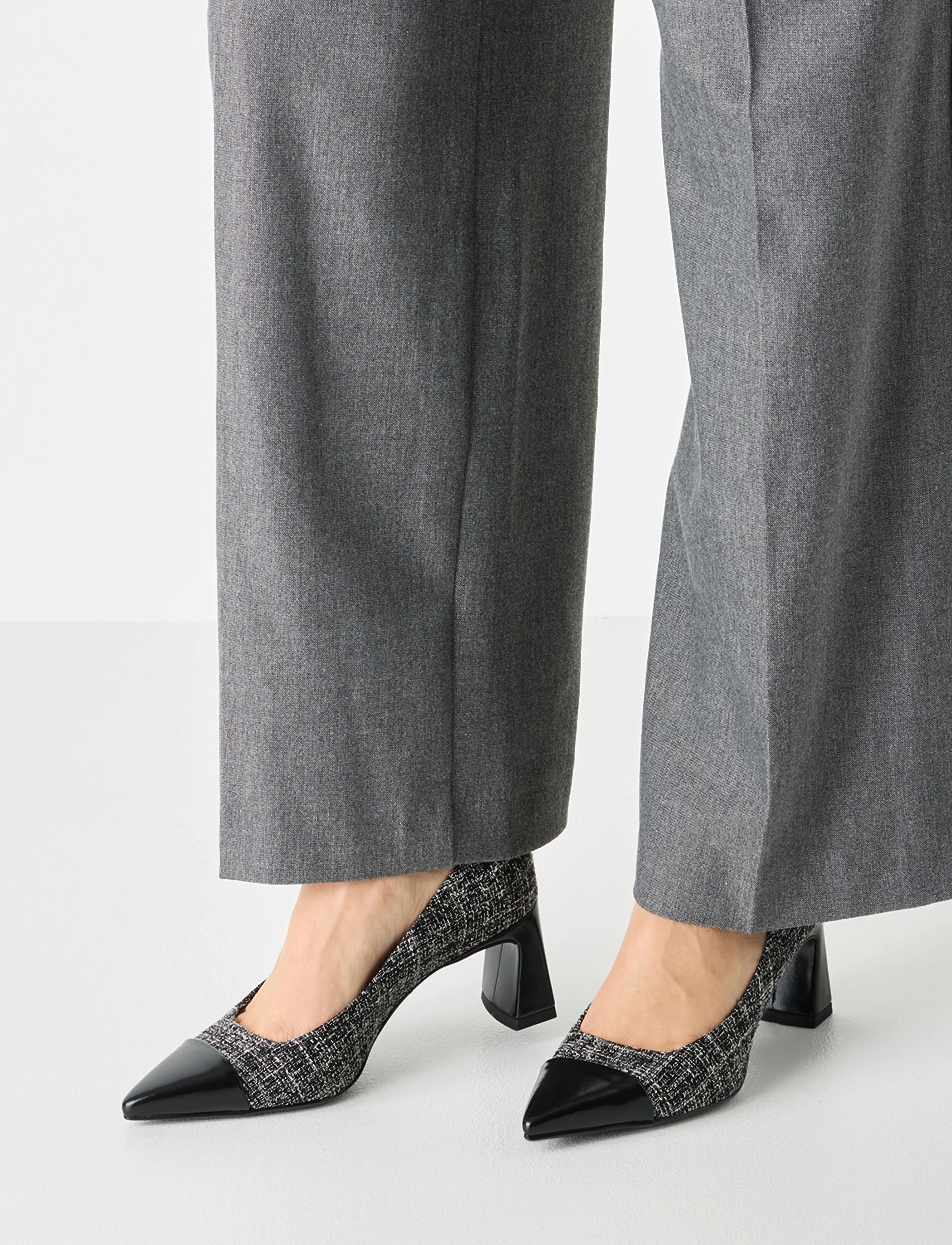 Tamaris - Women Court Sho - pumps - black/white - 5