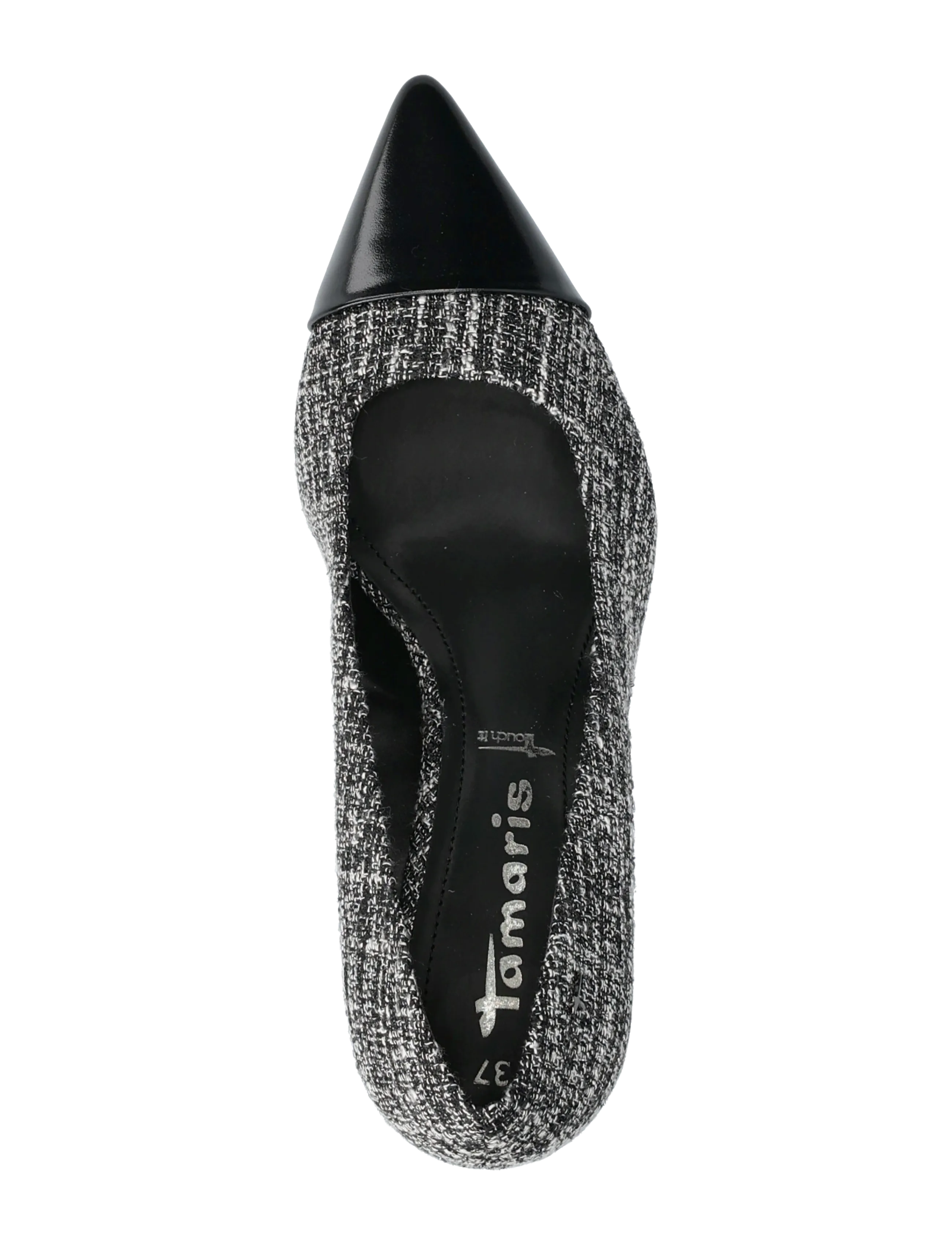 Tamaris - Women Court Sho - pumps - black/white - 3