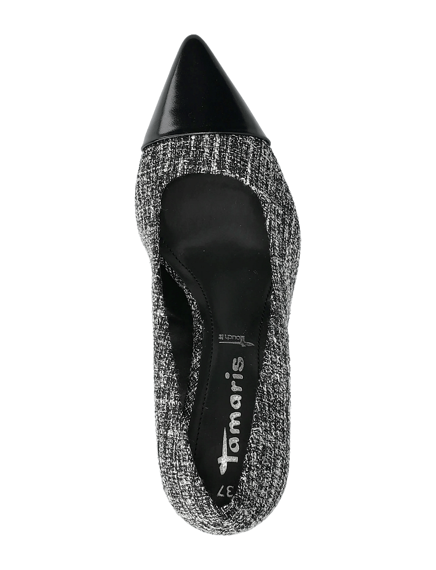 Tamaris - Women Court Sho - pumps - black/white - 3