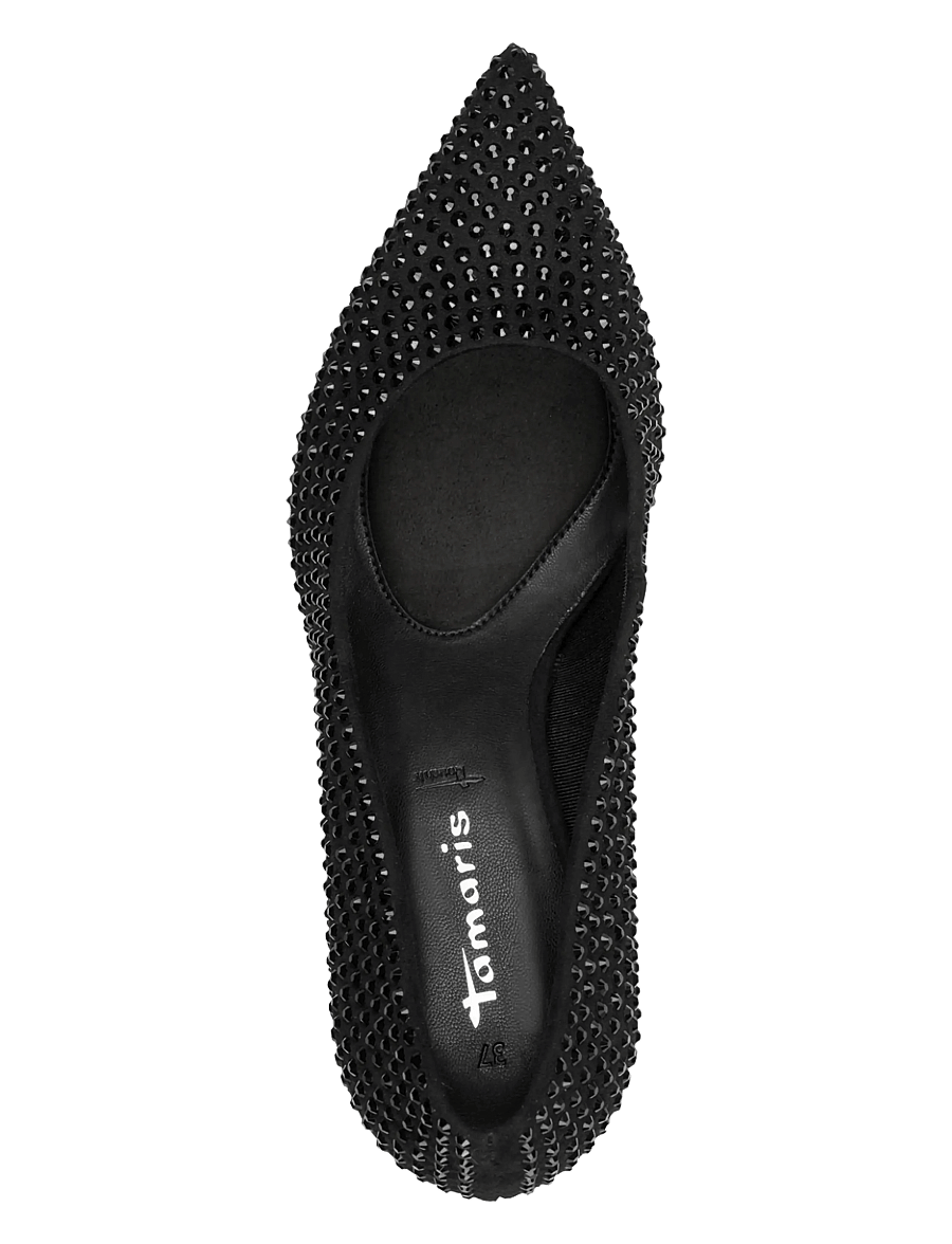 Tamaris - Women Court Sho - pumps - black glam - 4