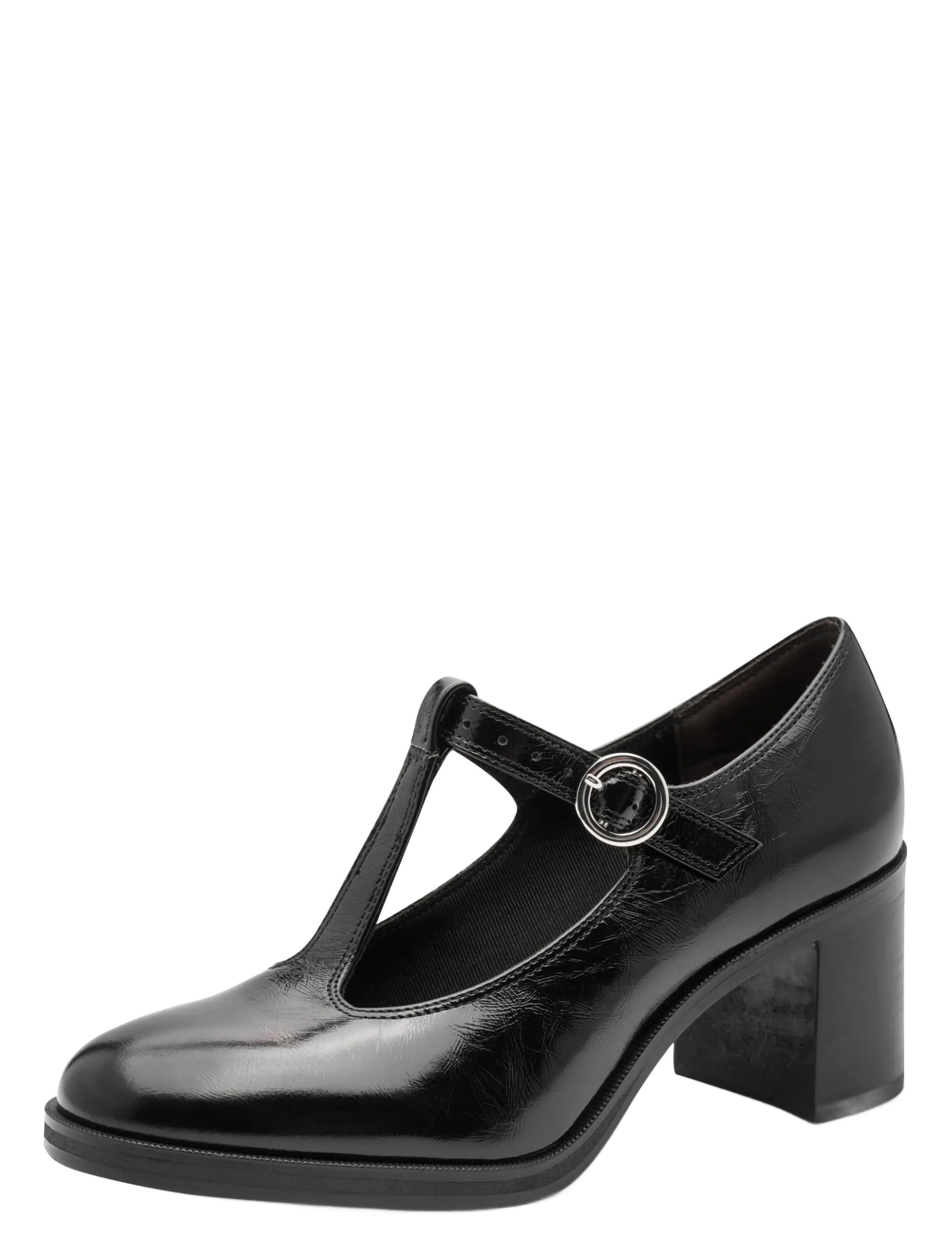 Tamaris Women Court Sho, 42, Heels, Schwarz - Pumps, Frauen