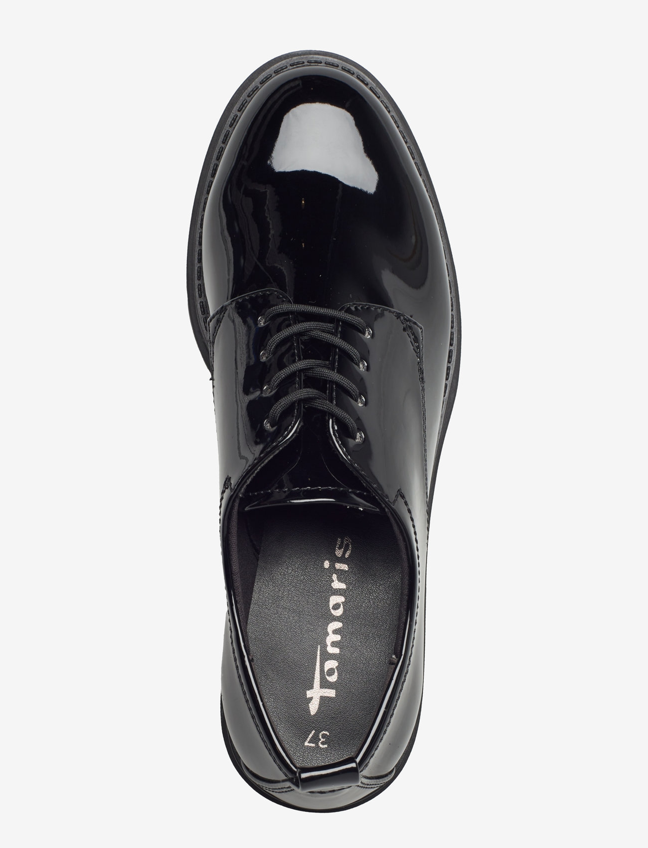 Tamaris - Women Lace-up - moetrendid - black patent - 4
