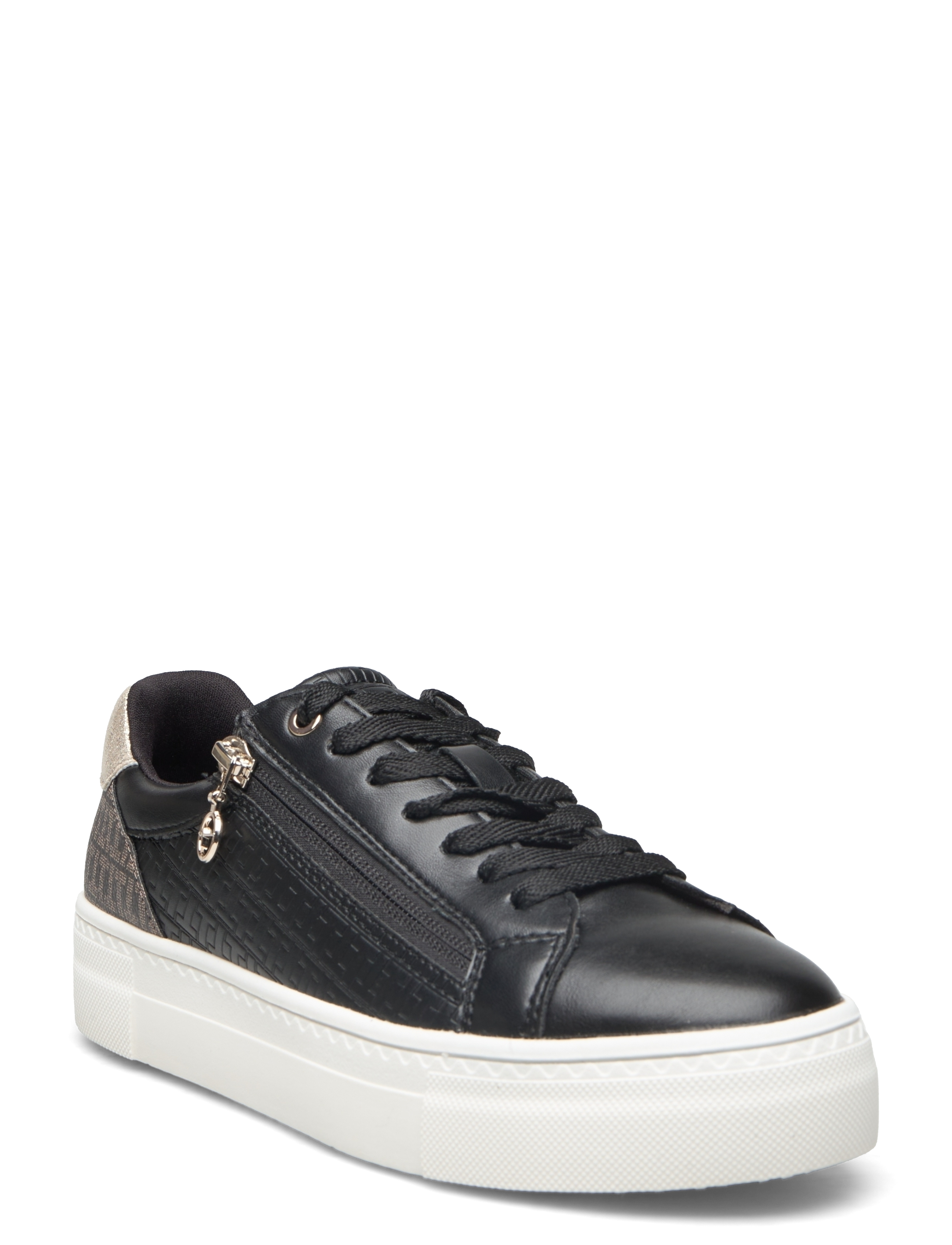 Tamaris Women Lace-up - Sneakers - BLACK/GOLD / black
