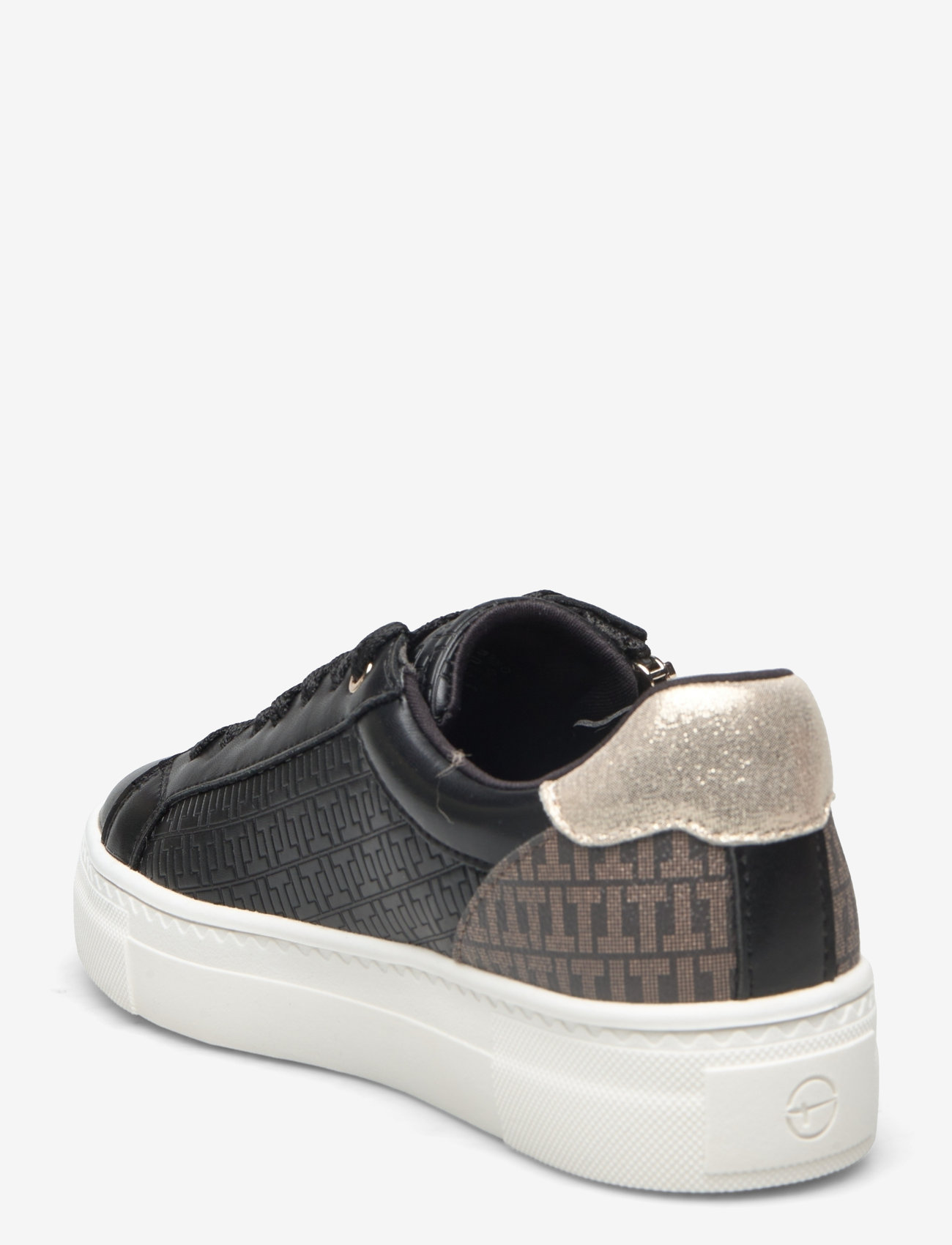 Tamaris - Women Lace-up - konfirmationstøj - black/gold - 2