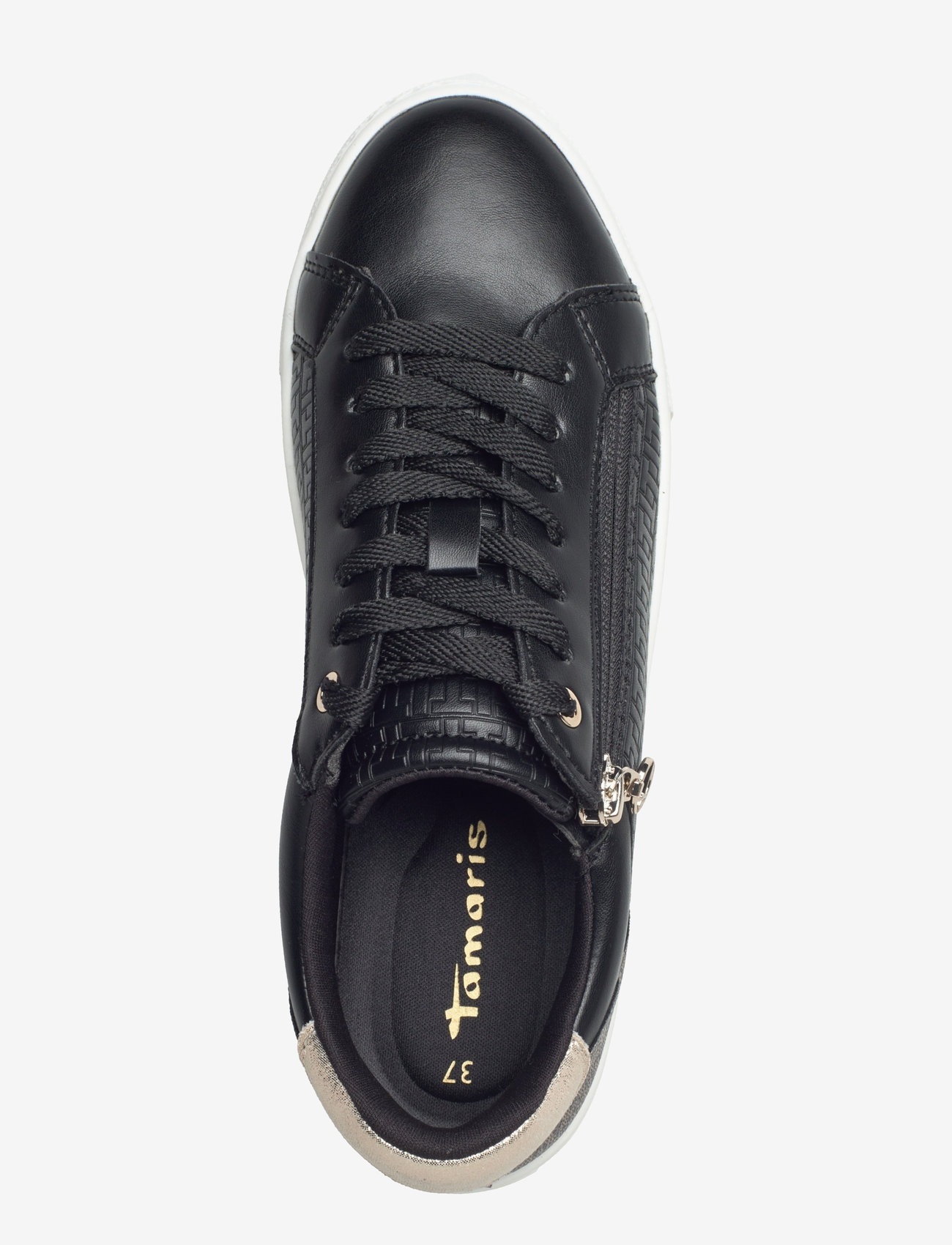 Tamaris - Women Lace-up - konfirmationstøj - black/gold - 3