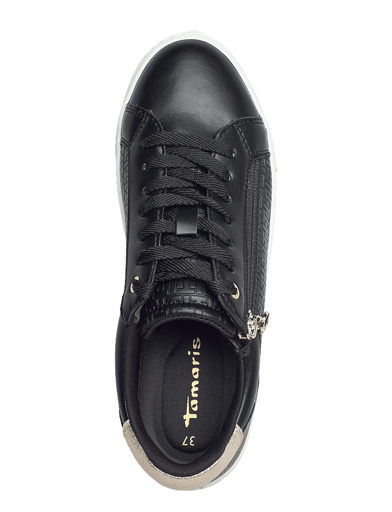 Tamaris - Women Lace-up - konfirmation - black/gold - 3