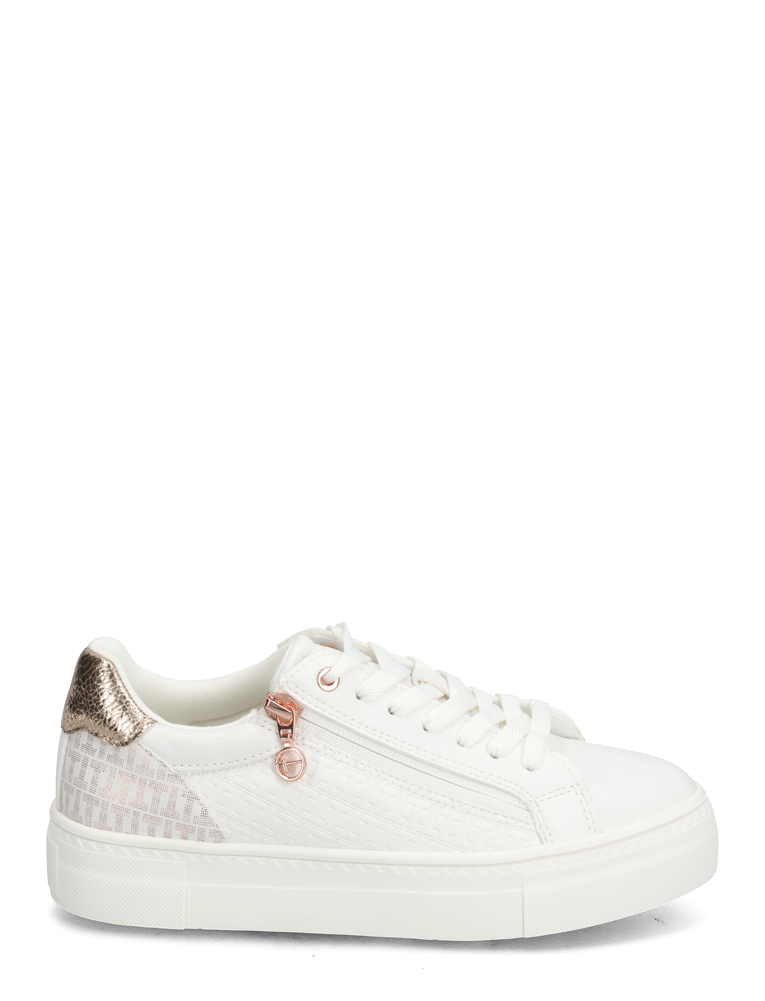 Tamaris - Women Lace-up - lave sneakers - wht/rose gold - 1
