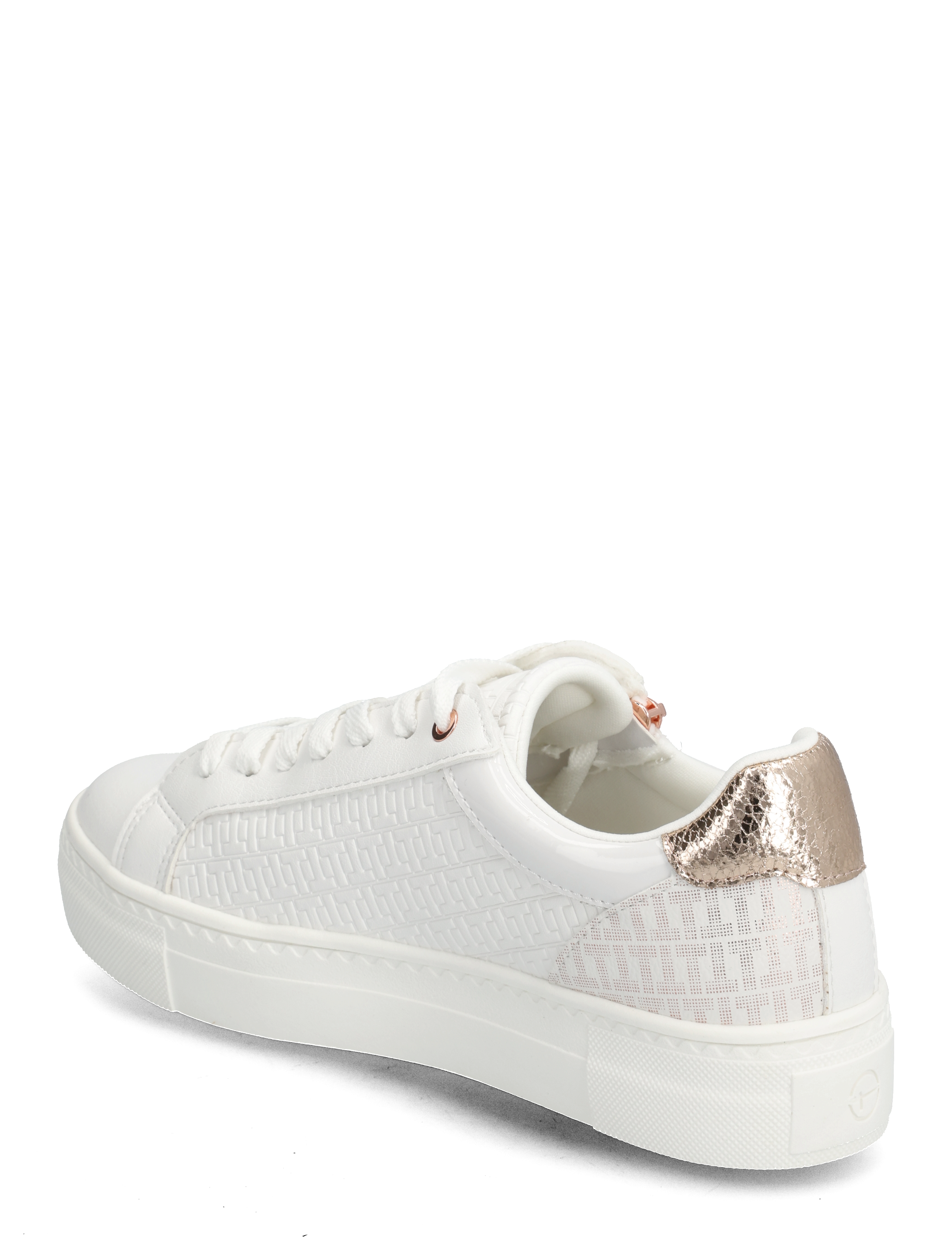 Tamaris - Women Lace-up - lave sneakers - wht/rose gold - 2