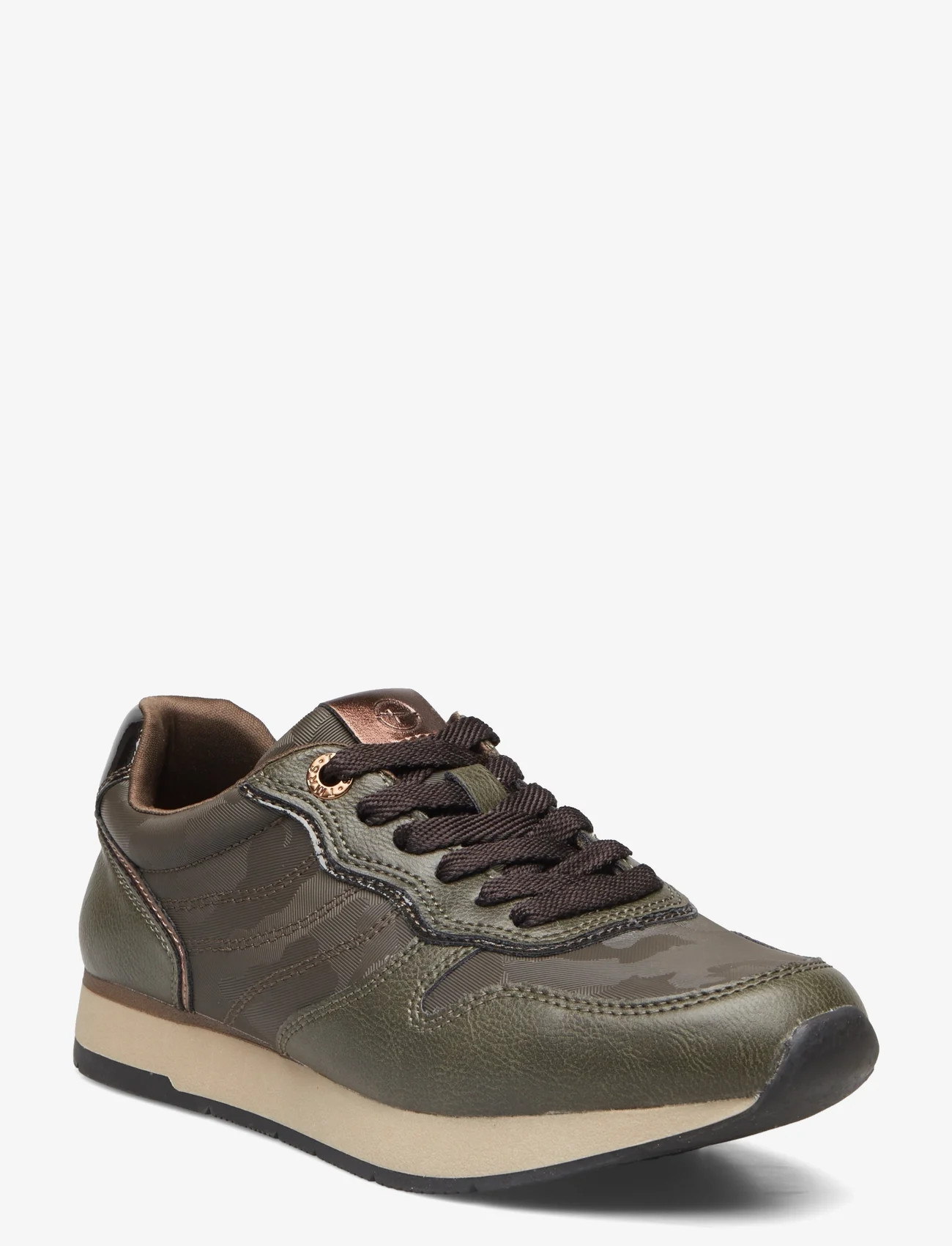 Tamaris - Women Lace-up - lage sneakers - olive comb - 0
