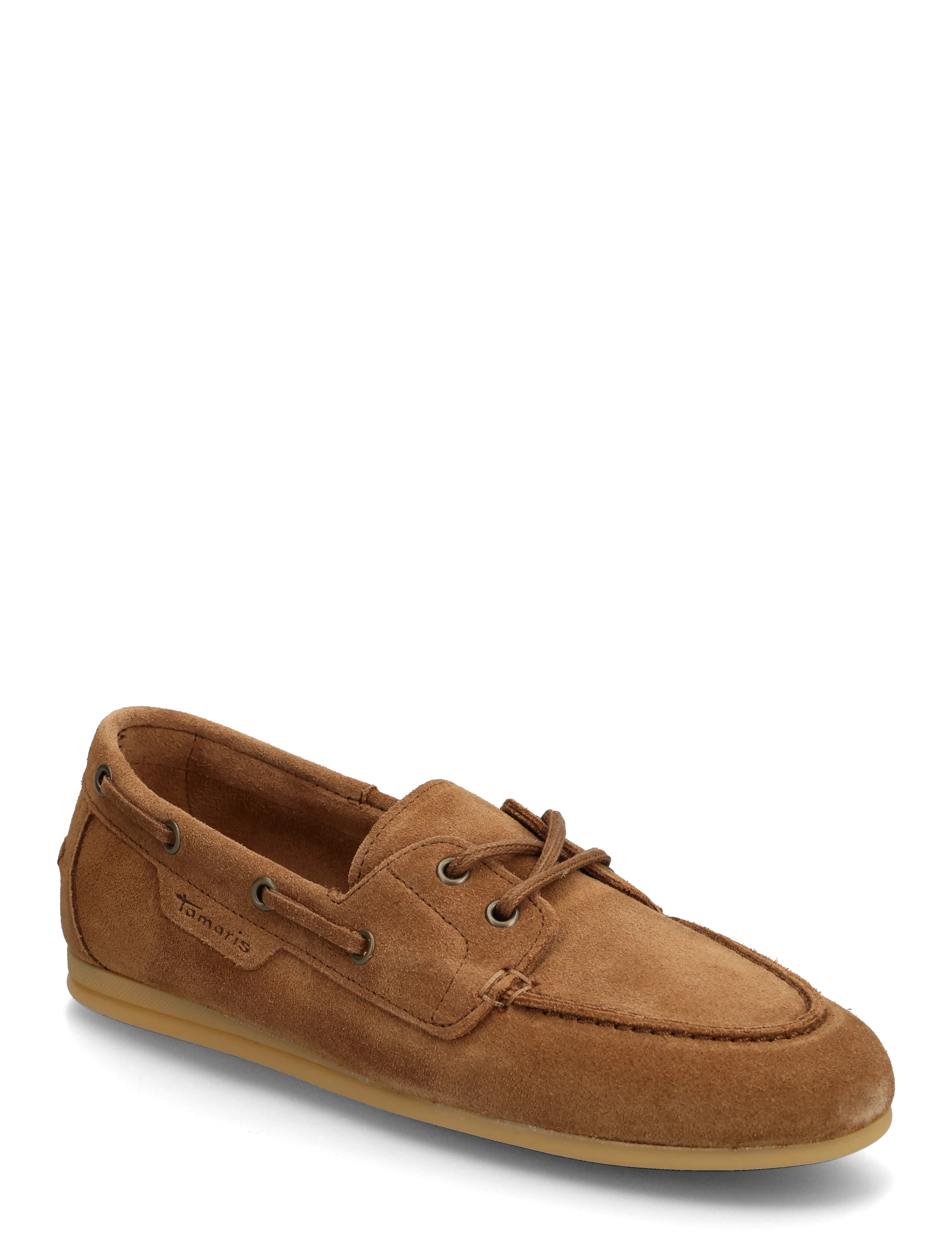 Tamaris Women Lace-up - Purjehduskengät - COGNAC / brown