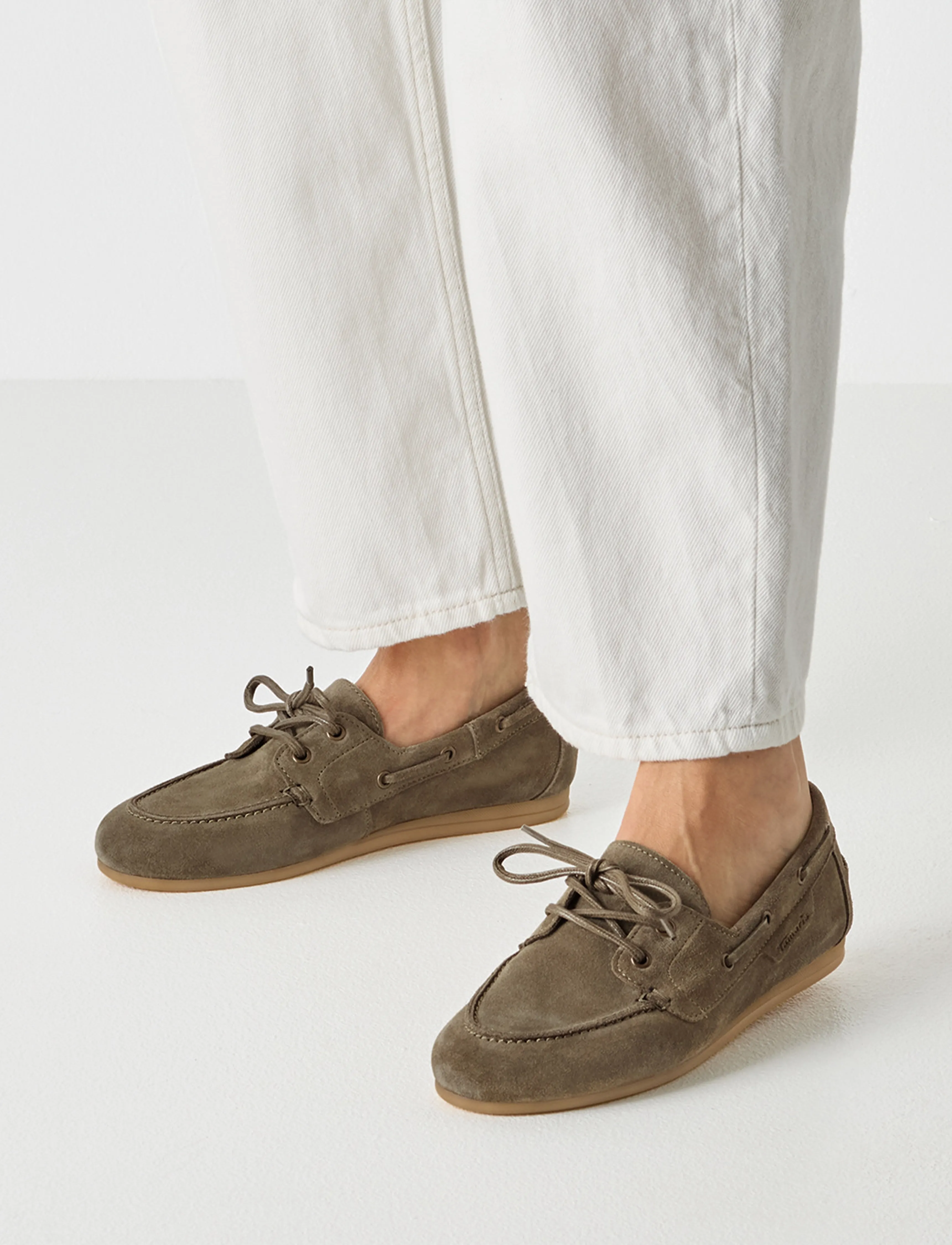 Tamaris - Women Lace-up - boat shoes - olive - 5