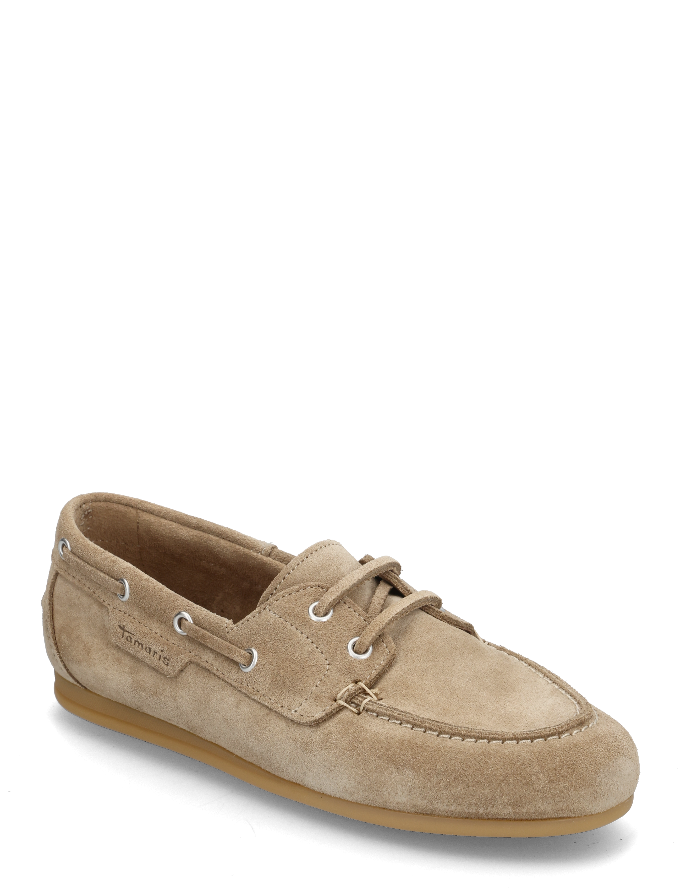 Tamaris Women Lace-up - Sko - TAUPE / beige