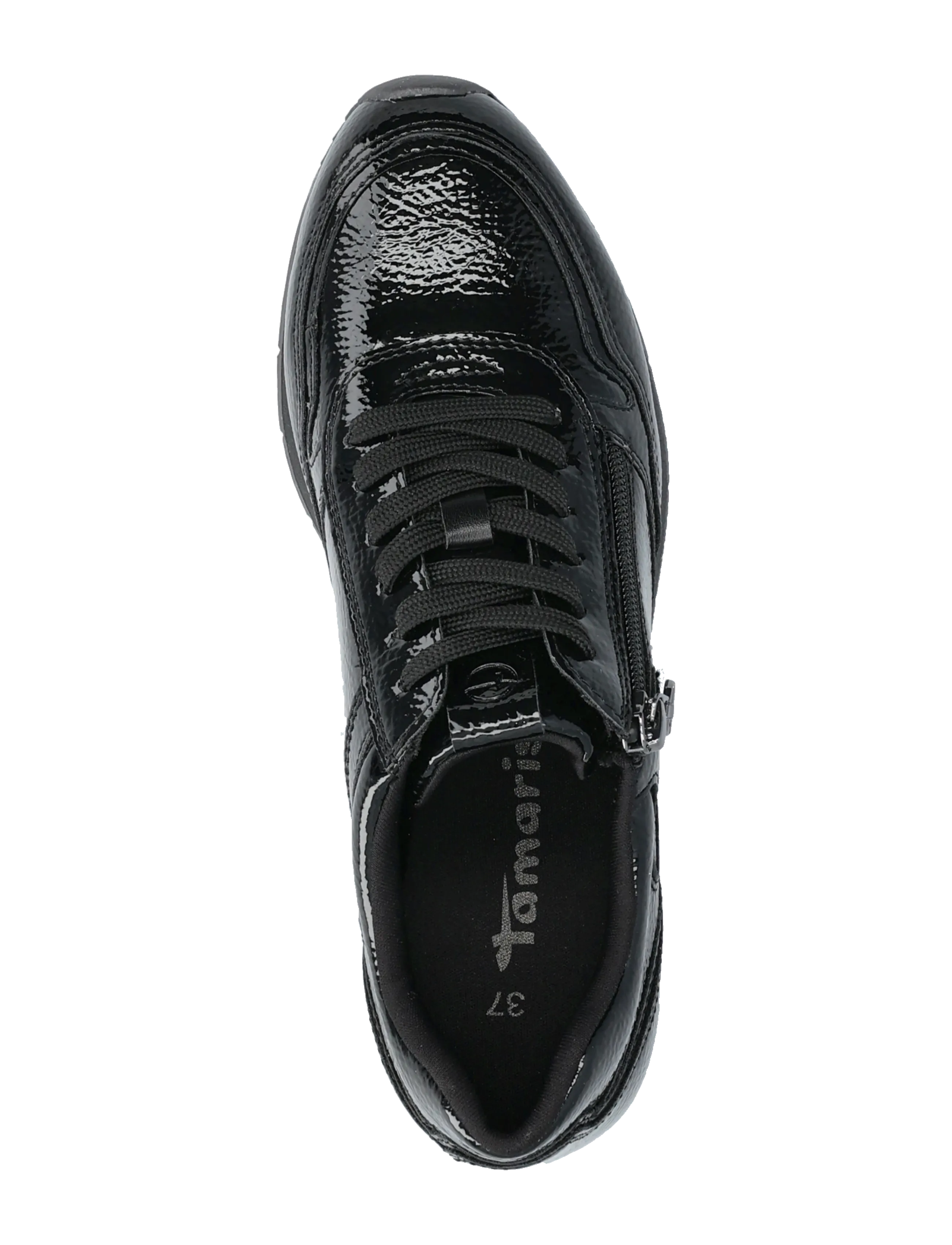 Tamaris - Women Lace-up - black patent - 3