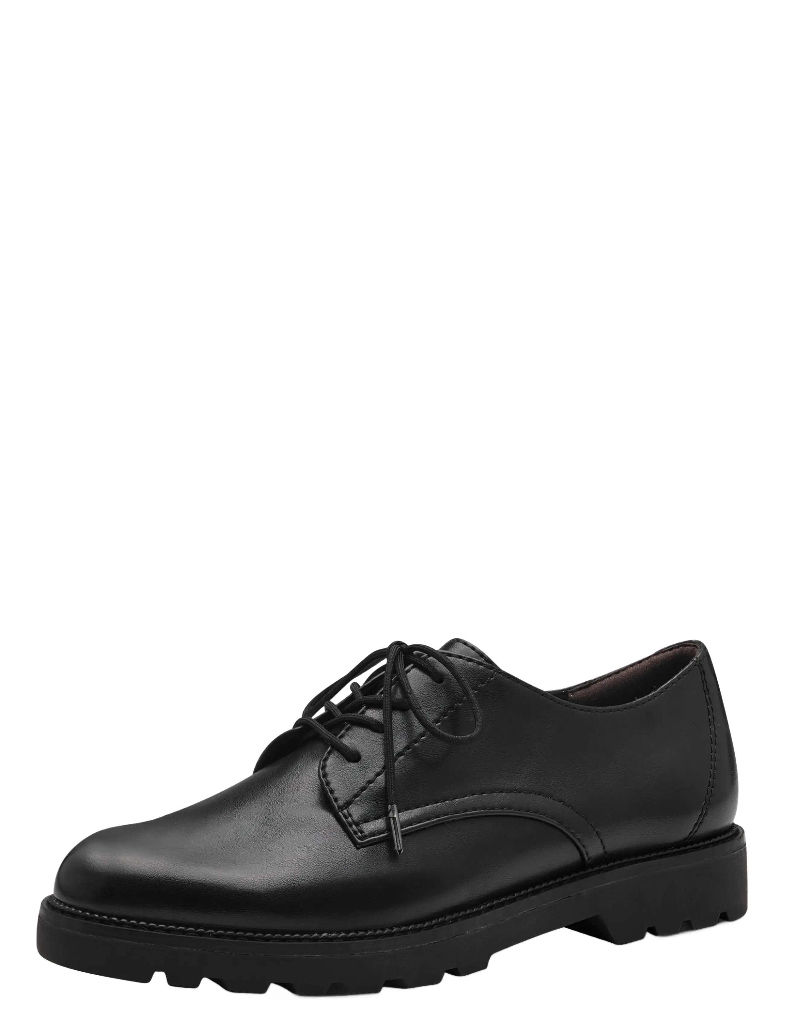 Tamaris Women Lace-Up, 39, Black, Sko > Laced Sko, Dame