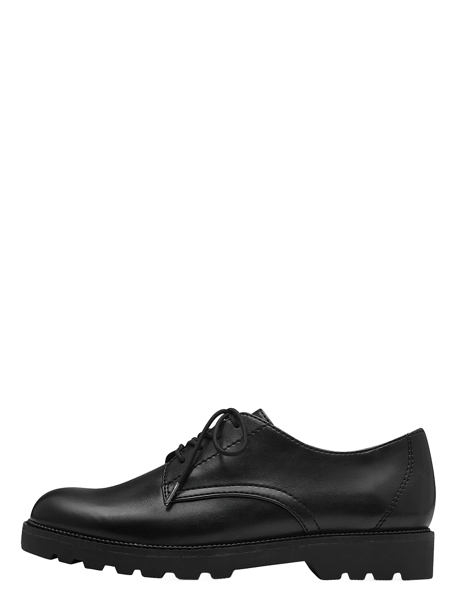 Tamaris - Women Lace-up - modetrends - black matt - 1
