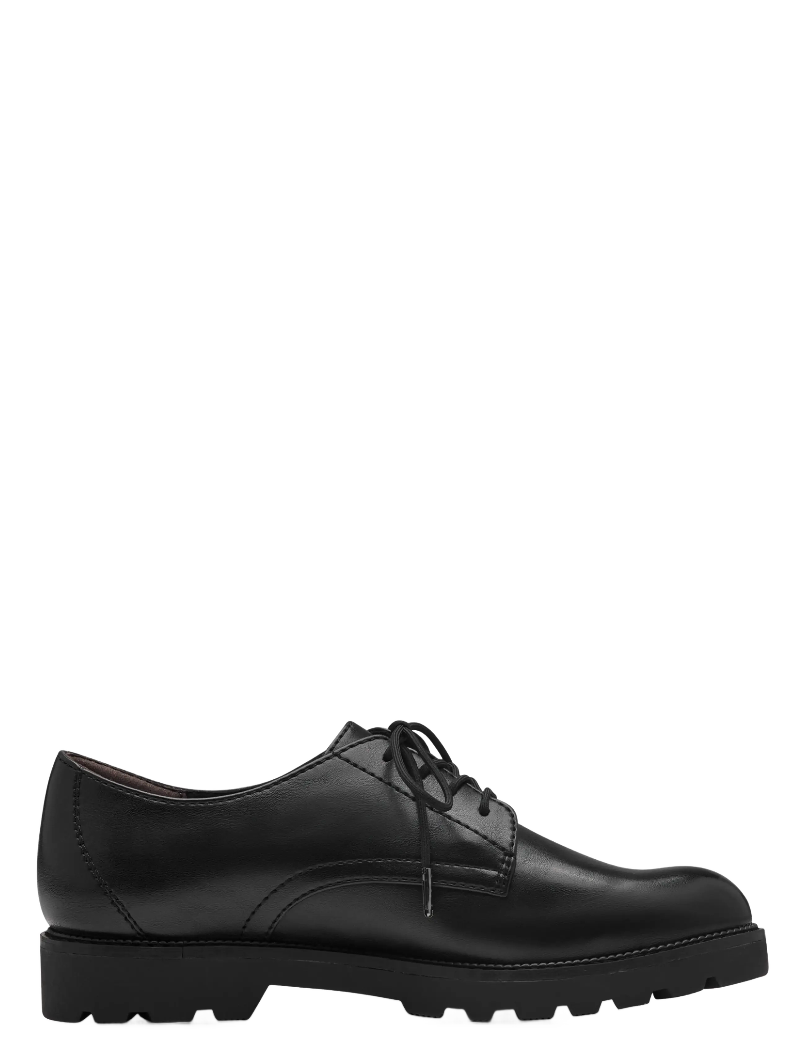 Tamaris - Women Lace-up - modetrends - black matt - 2