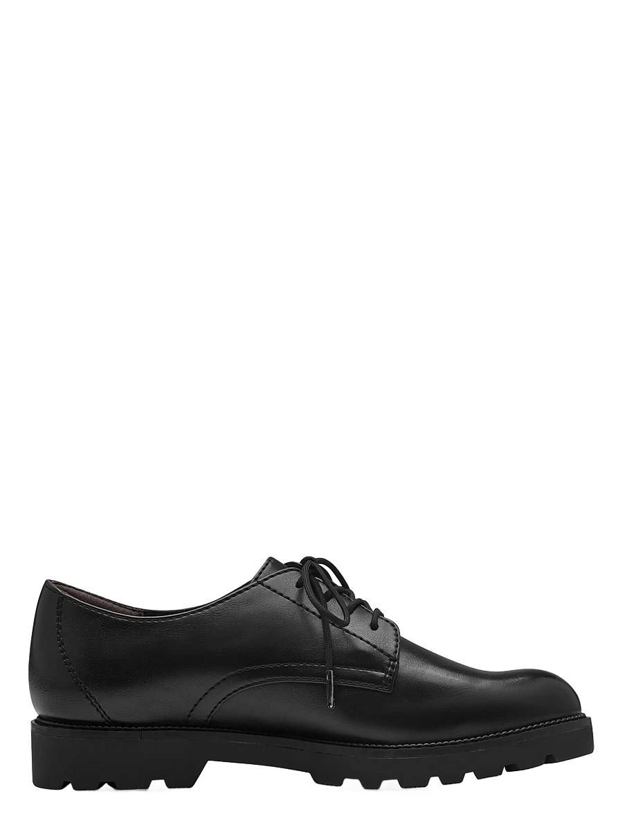 Tamaris - Women Lace-up - modetrends - black matt - 2