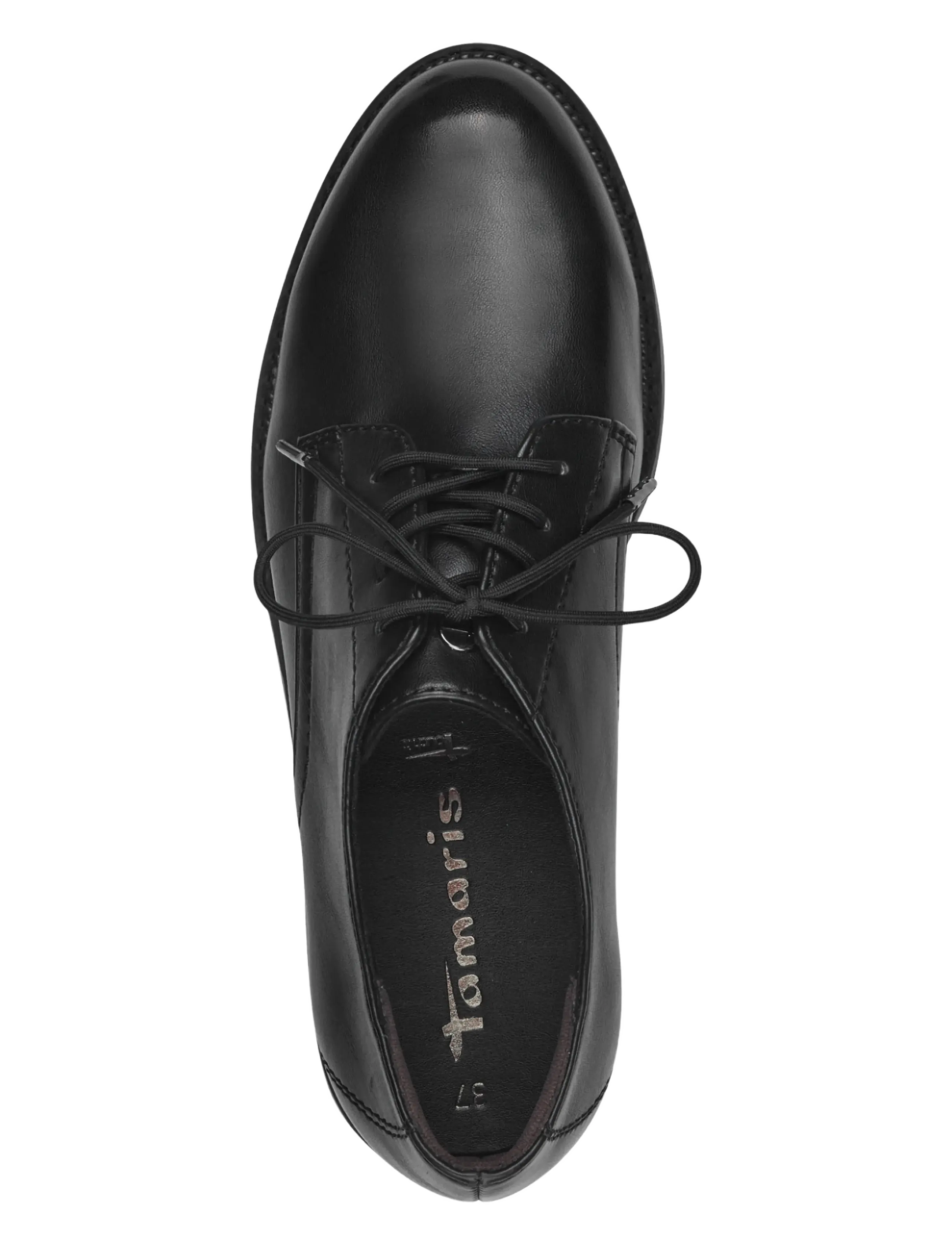 Tamaris - Women Lace-up - modetrends - black matt - 4