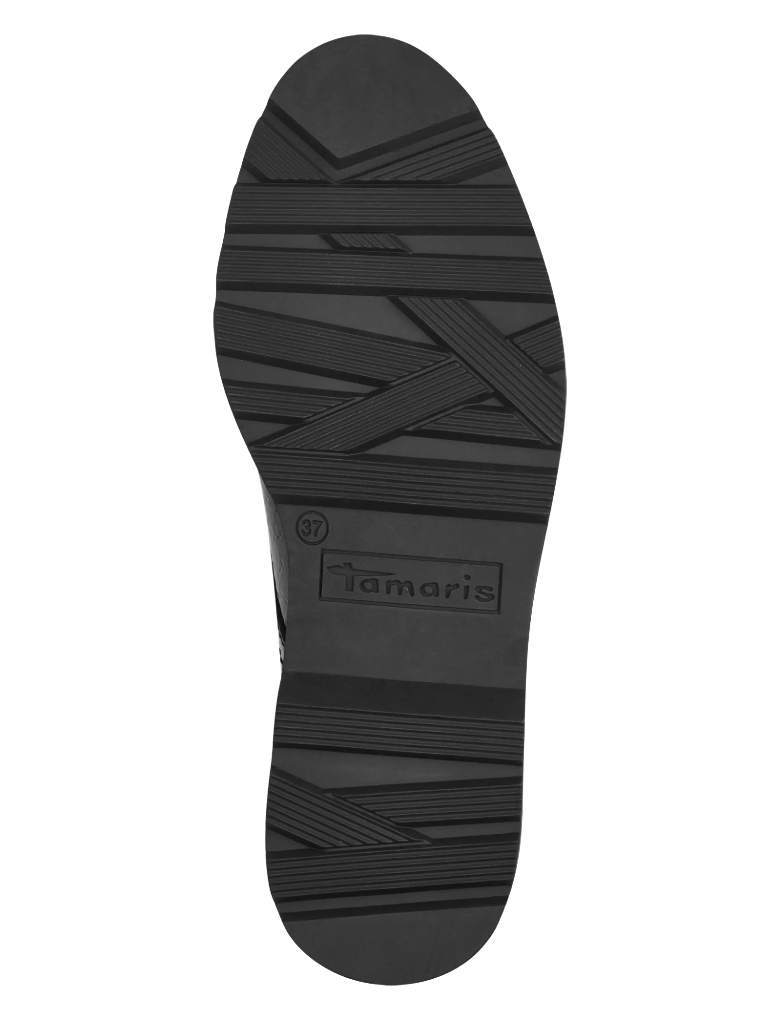 Tamaris - Women Lace-up - black patent structure - 3
