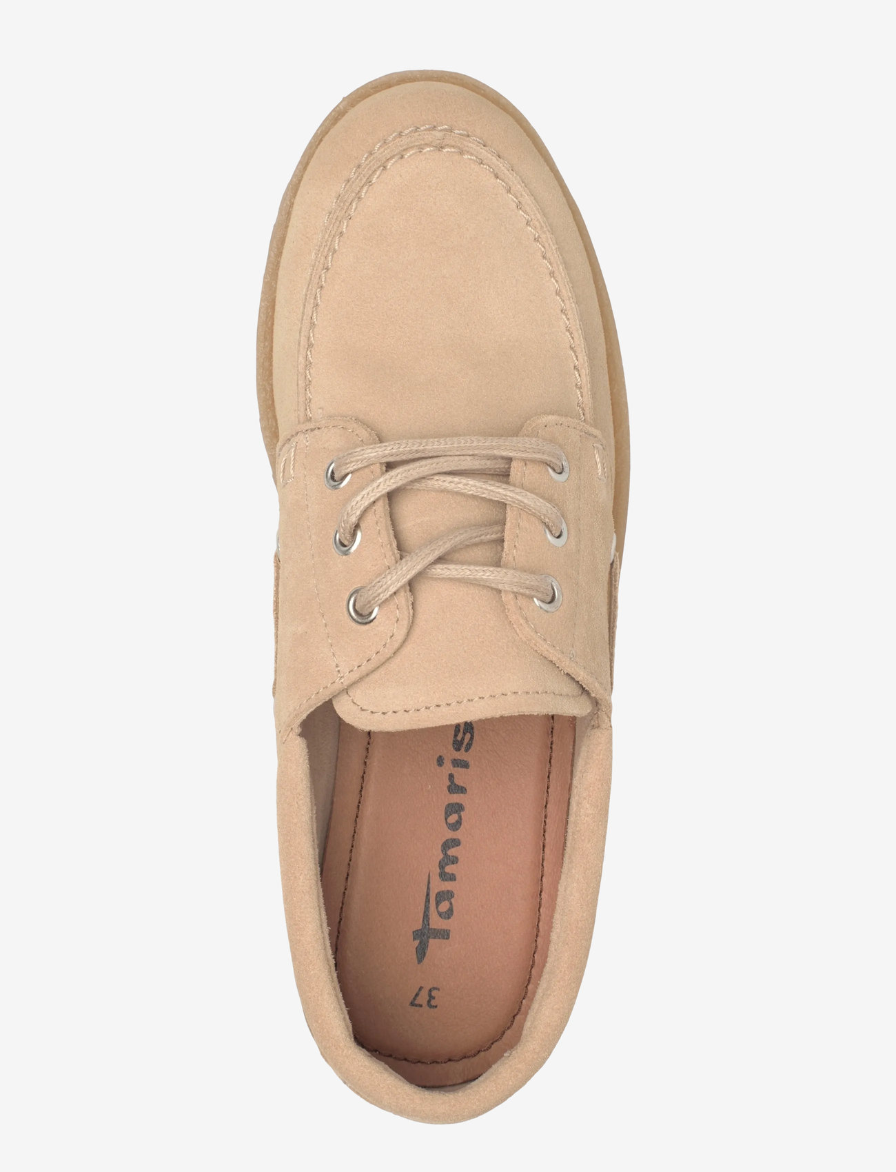 Tamaris - Women Lace-up - boat shoes - beige - 3