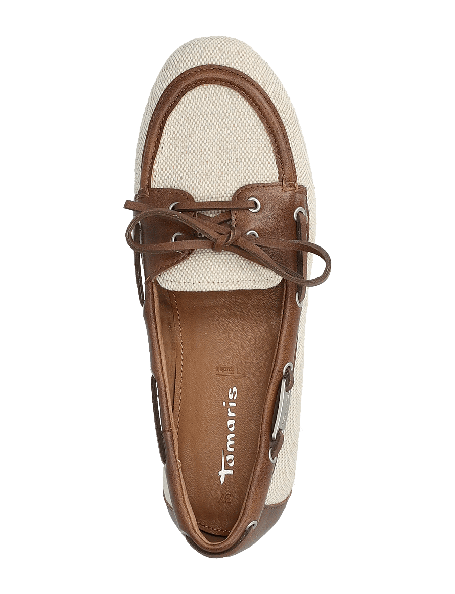 Tamaris - Women Lace-up - bootsschuhe - beige struct. - 3