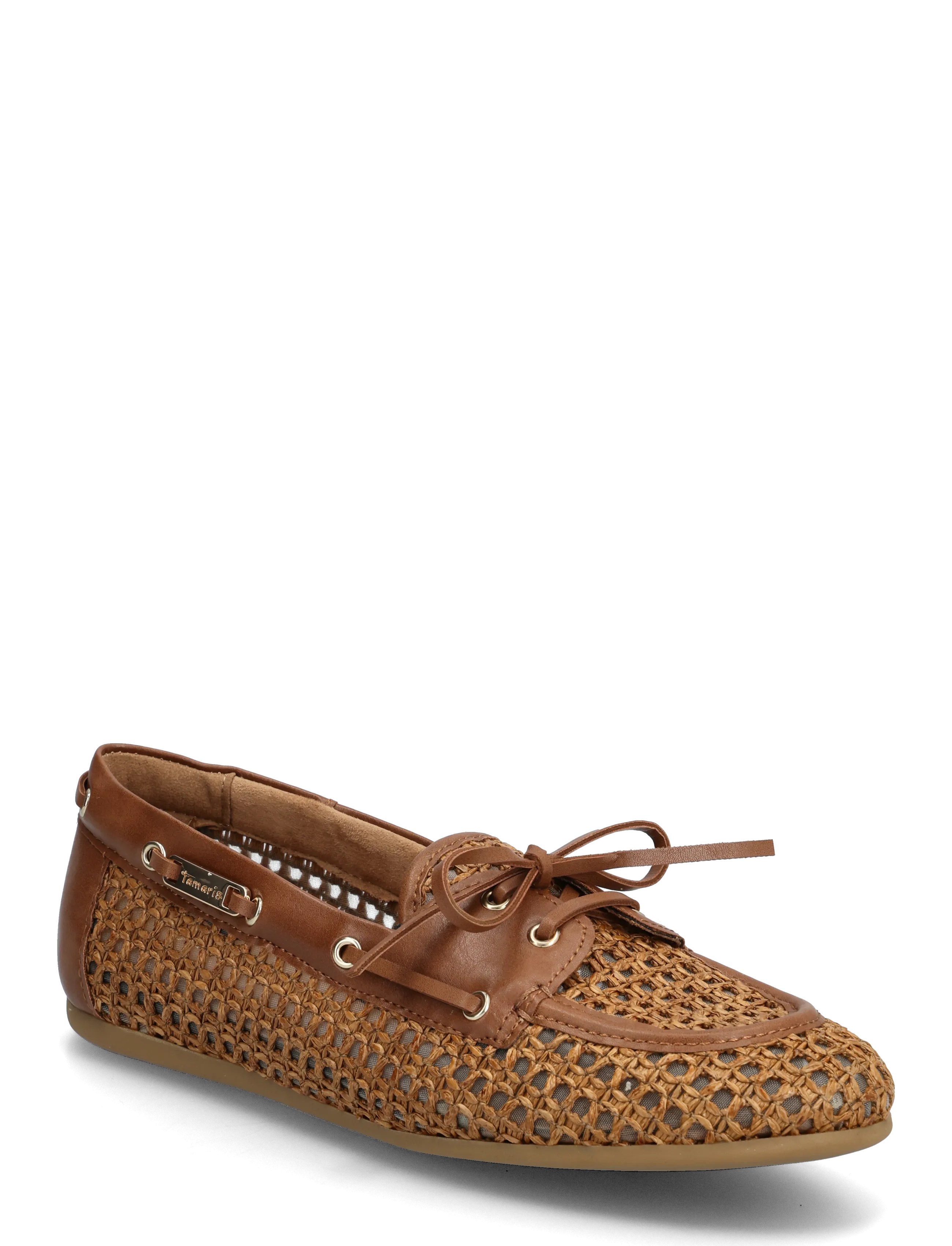Tamaris Women Lace-up - Purjehduskengät - COGNAC STRUCT. / brown